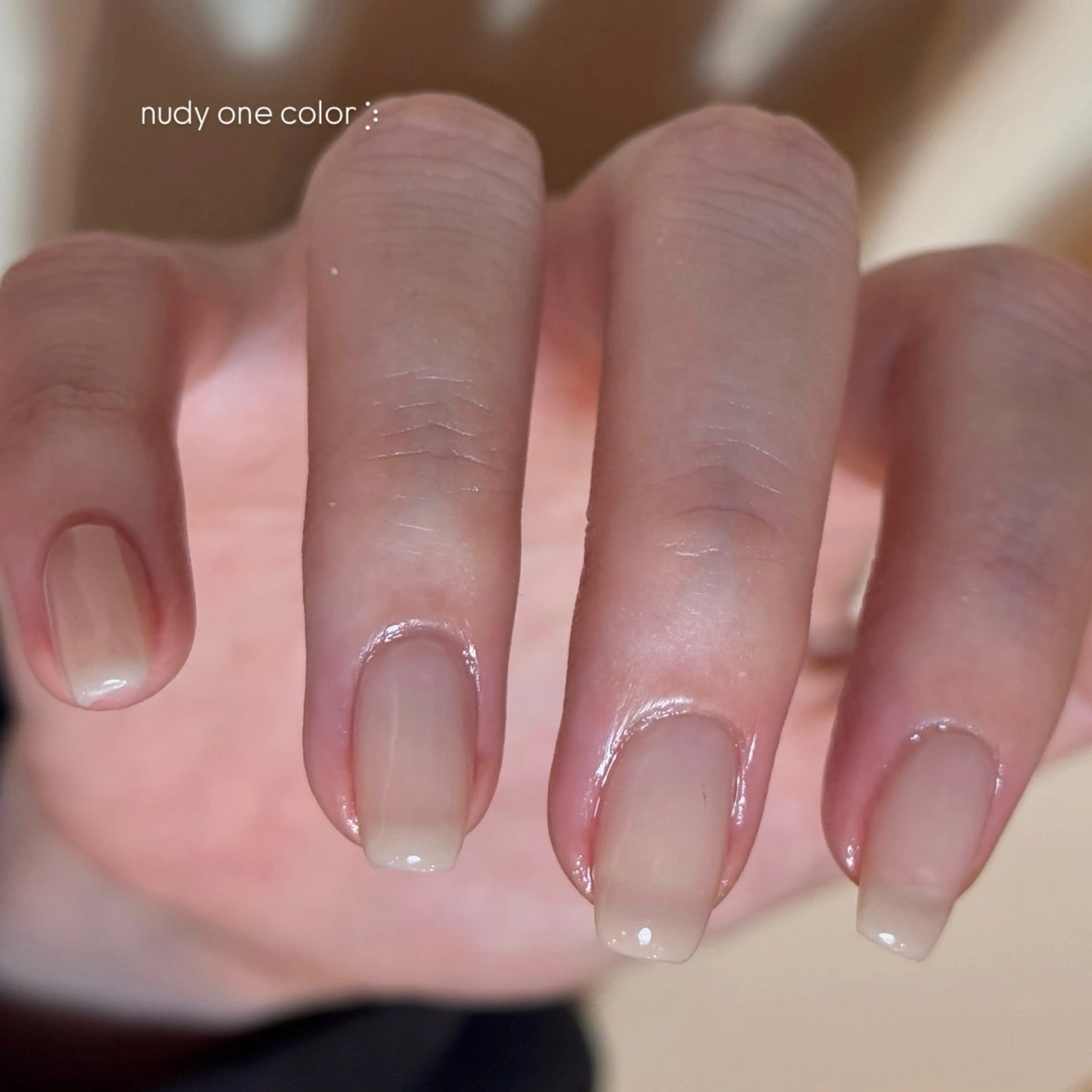 上質似合わせワンカラー💅🏻色味.フォルム.質感にこだわり❣️色調合自由🌟ウォーターケア付(オフ1100円)の写真