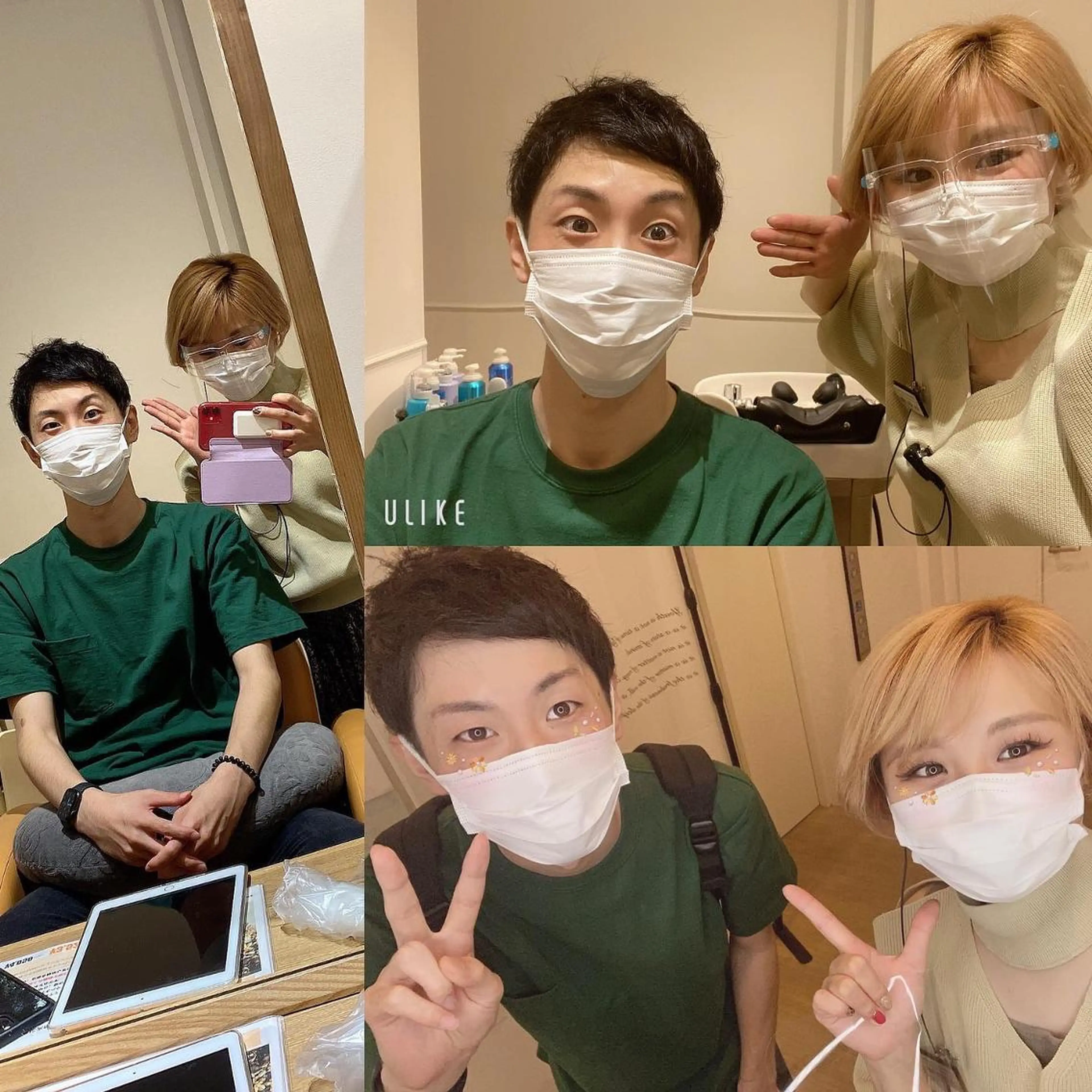 ショート カラー メンズ キッズ ショートボブ メンズショート ボブ ショートヘア ✂︎ショート、ボブ、 レイヤー🩵YUMIのヘアスタイル