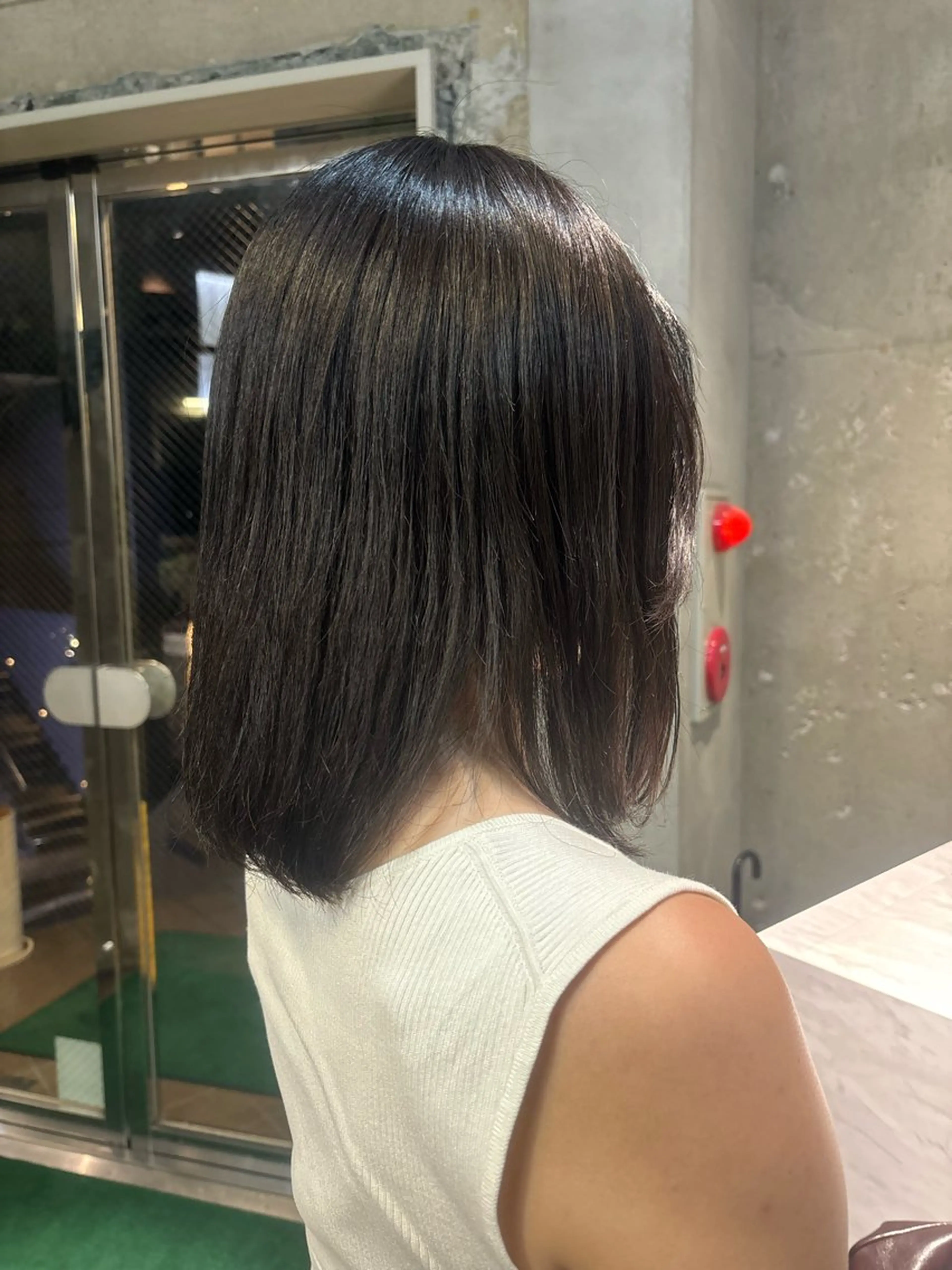 ミディアム パーマ ミディアムパーマ パーマ、ストレート 🫧ちひろ🫧のヘアスタイル