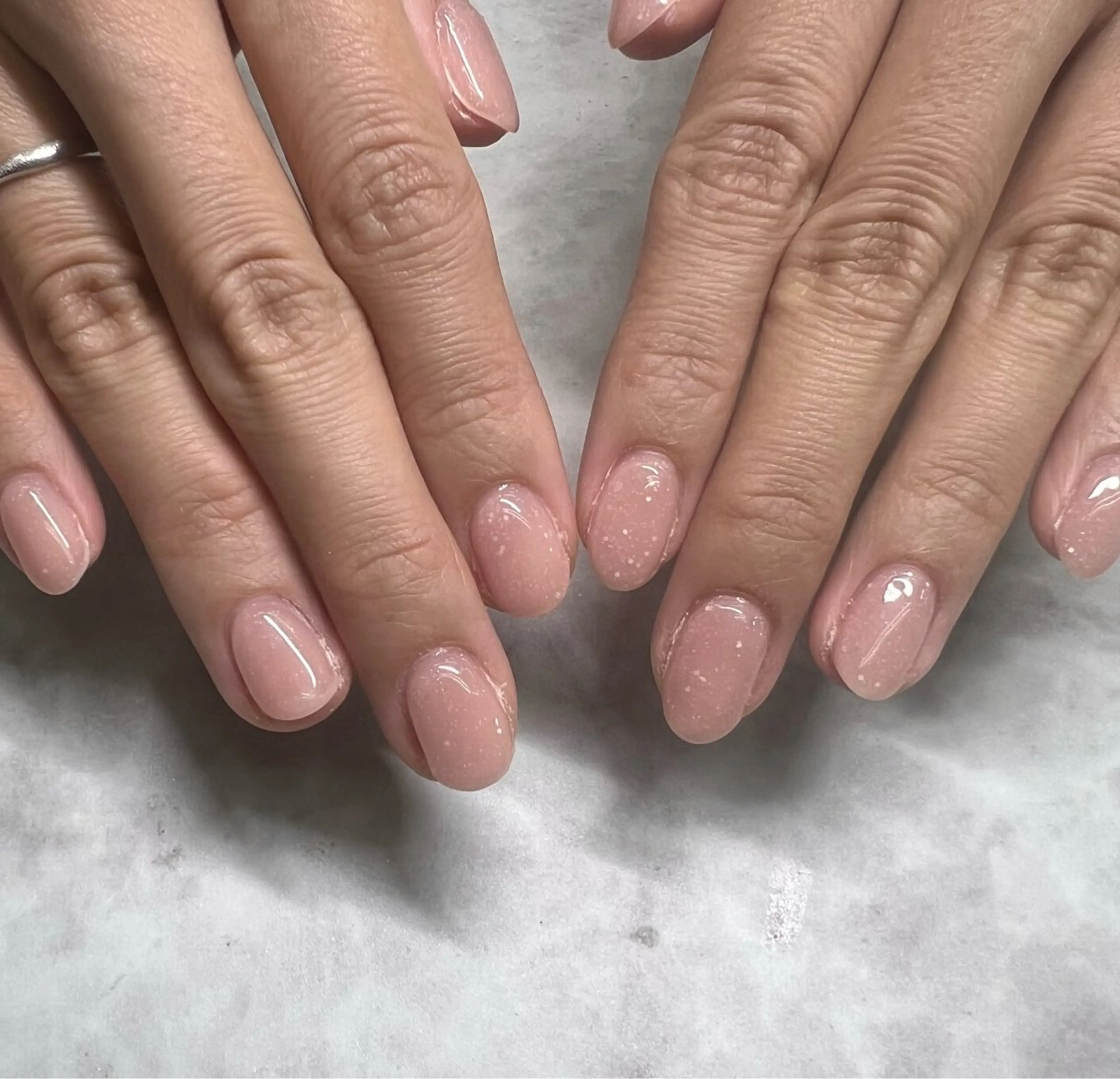 ネイル ピンク シンプルネイル ハンドネイル Bianca Yoshidaのネイルデザイン