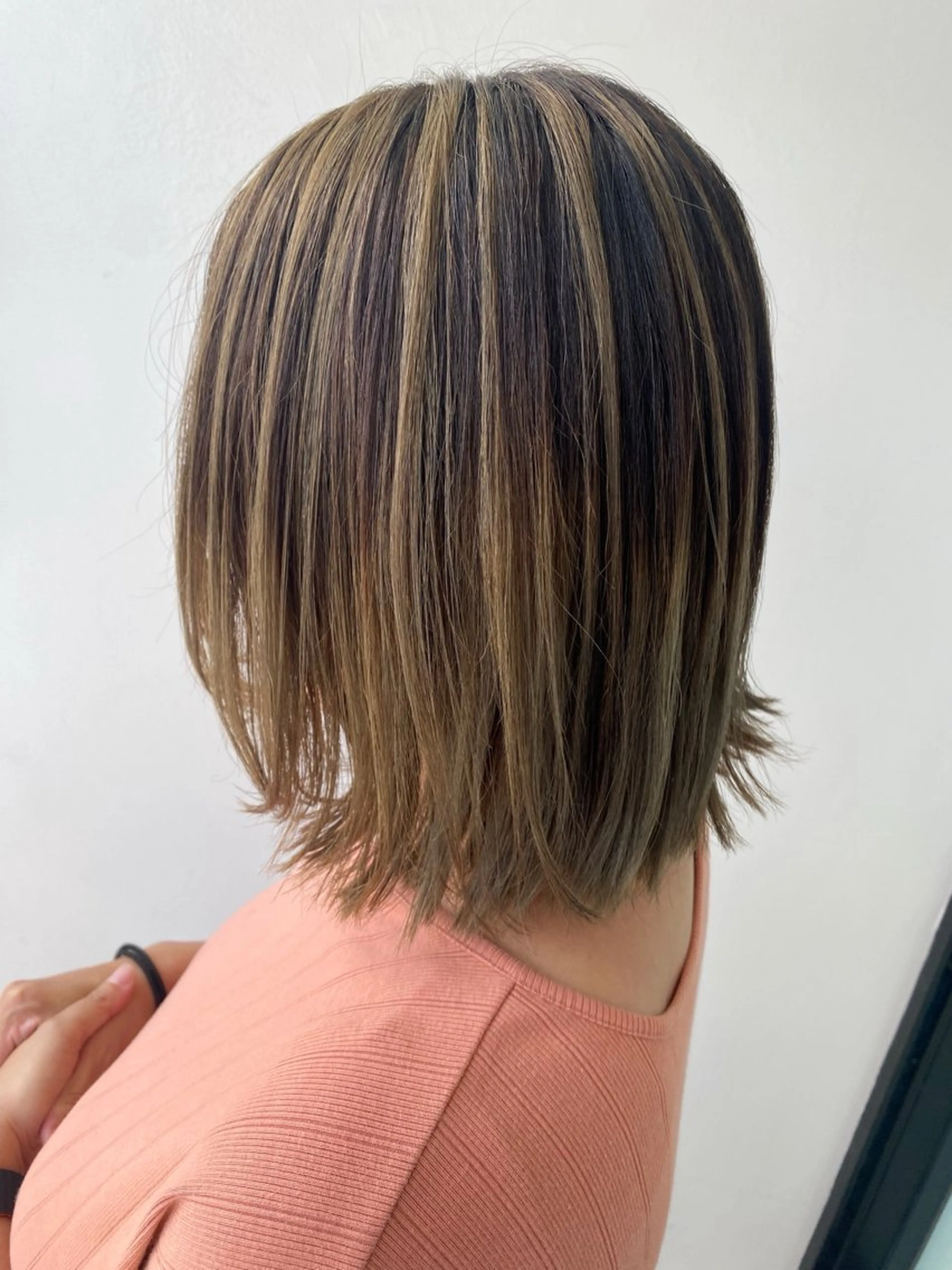 ショート 切りっぱなしボブ ボブ レイヤーカット ase.糸島店所属・UEDA AYAのヘアスタイル