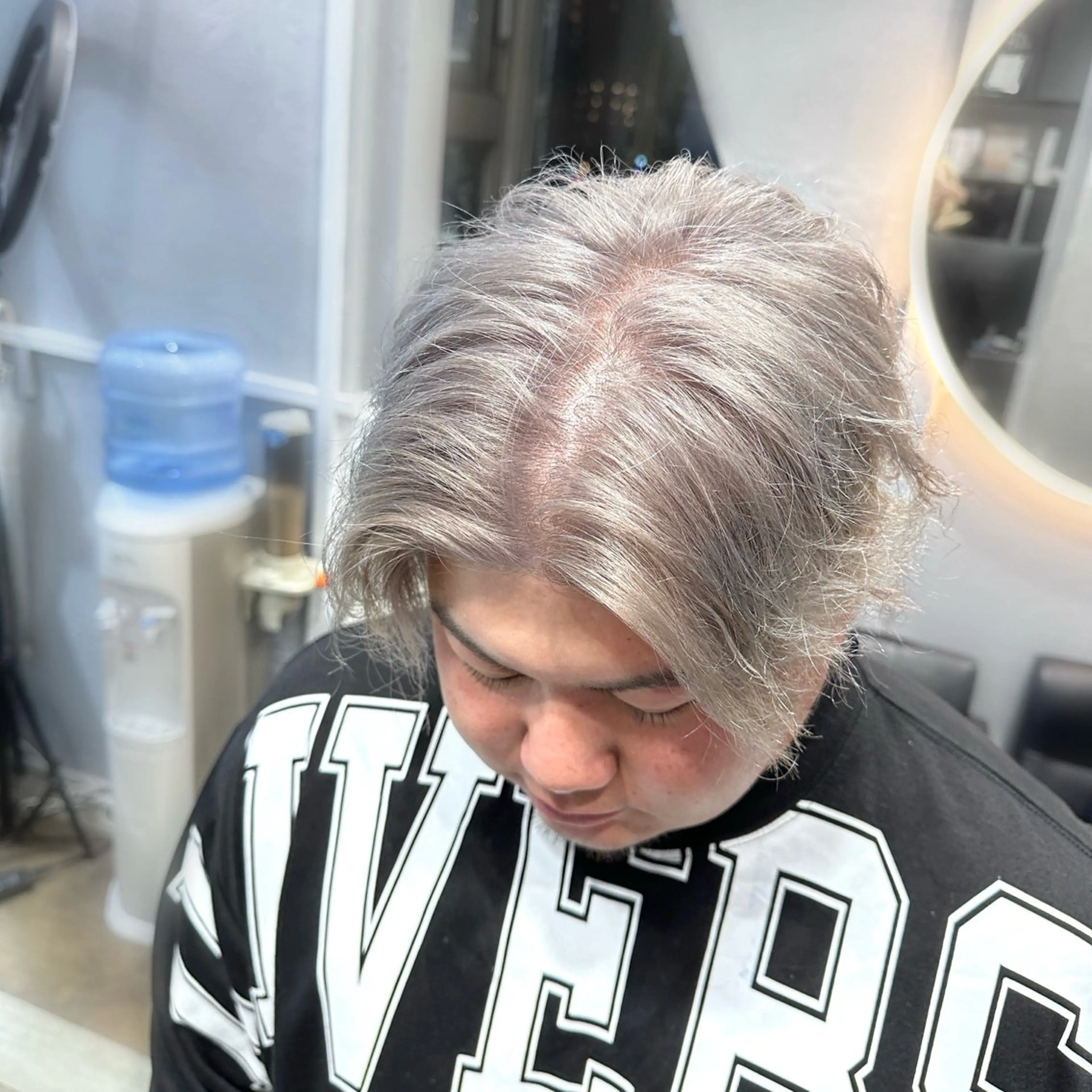 メンズダブルカラー(ケアブリーチ込)の写真