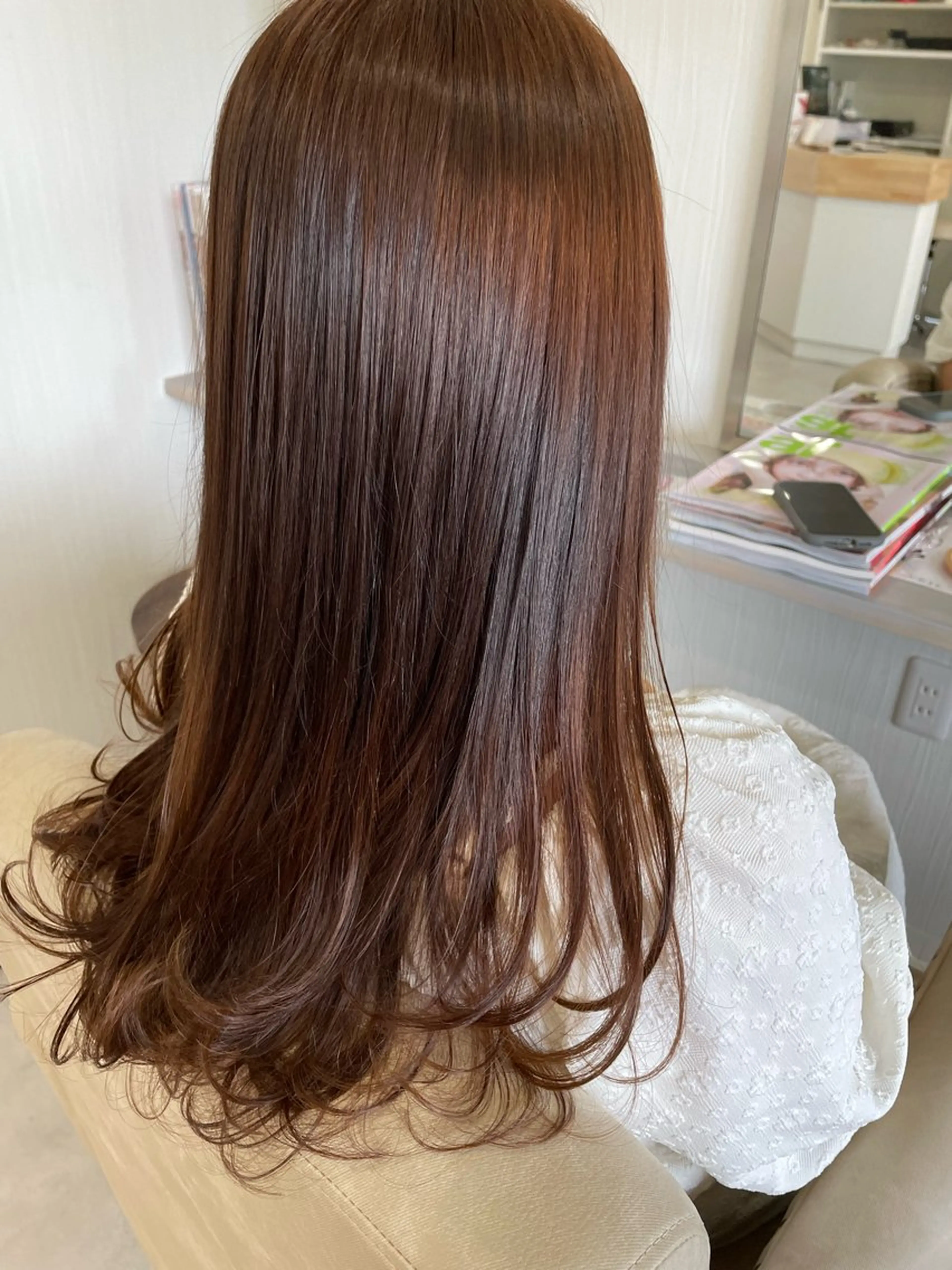 リタッチカラー＋カットの写真