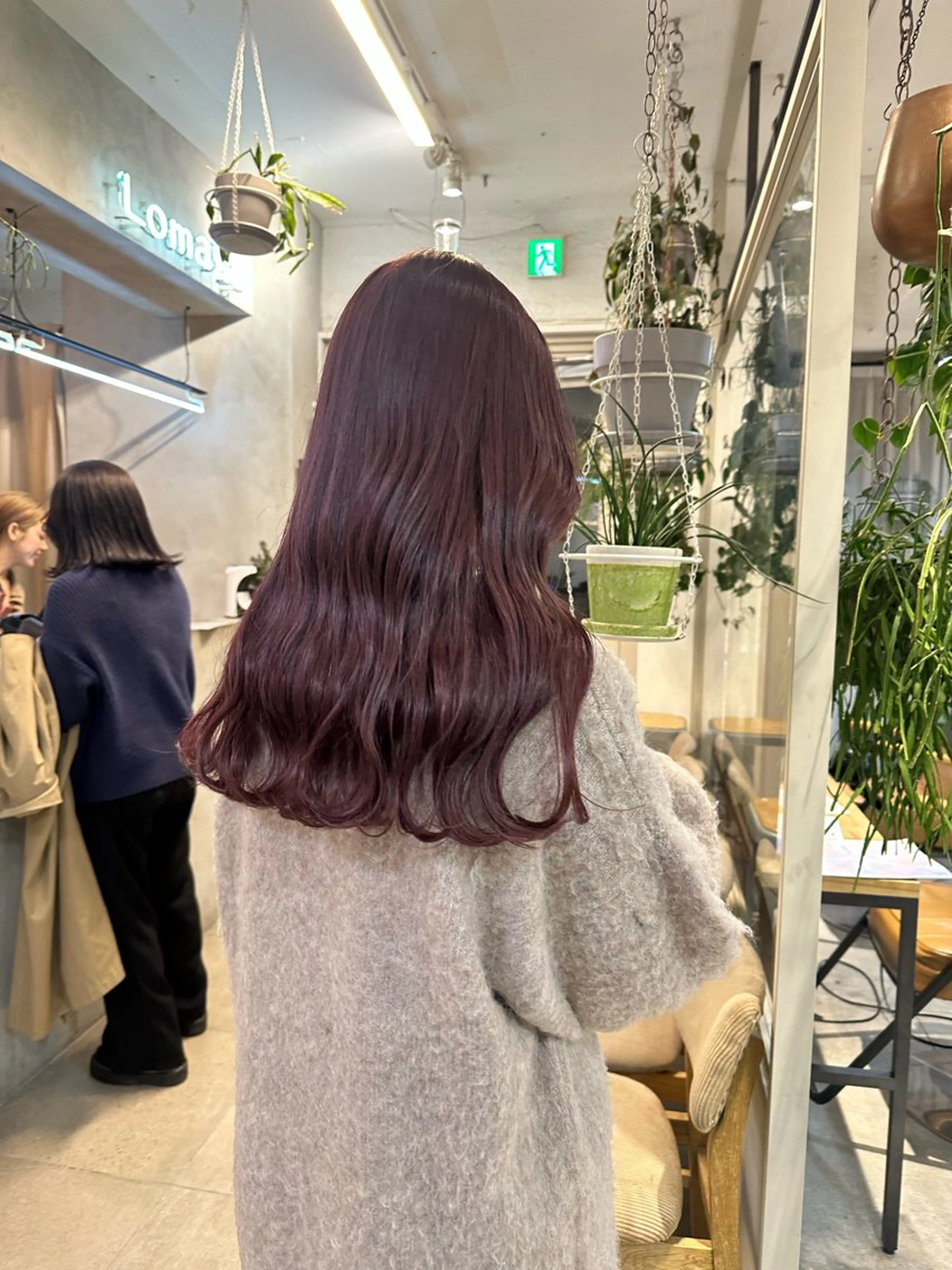 セミロング カラー ブリーチ ラベンダーカラー ピンクカラー ピンクラベンダー カット ヘアカラー トリートメント ヘッドスパ REINA☁️透明感 カラー/ぷつっと♡のヘアスタイル