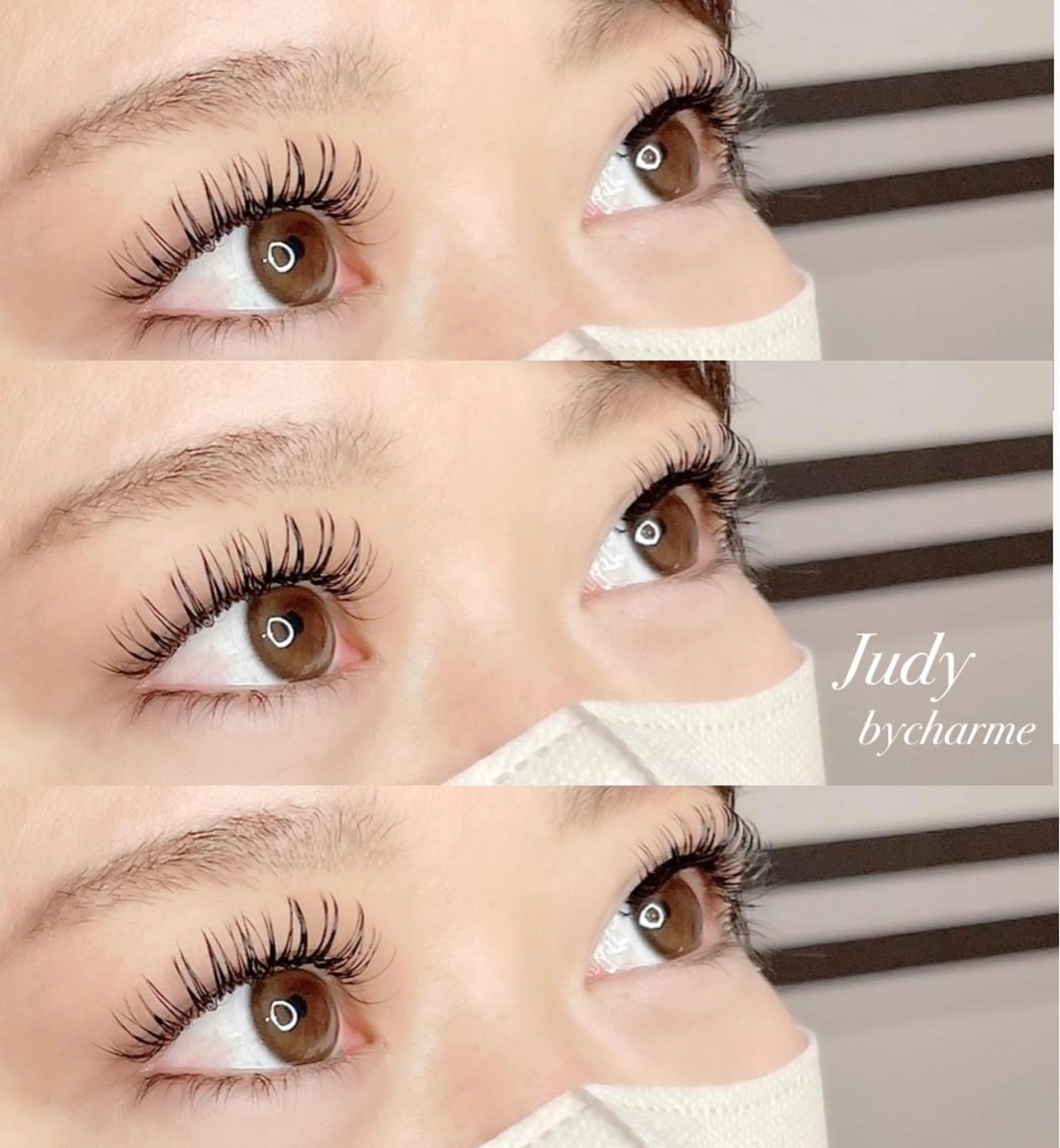 マツエク・マツパ 付け放題 フラットラッシュ パリジェンヌラッシュリフト セーブル マツエク Judy by charmeのマツエク・マツパデザイン