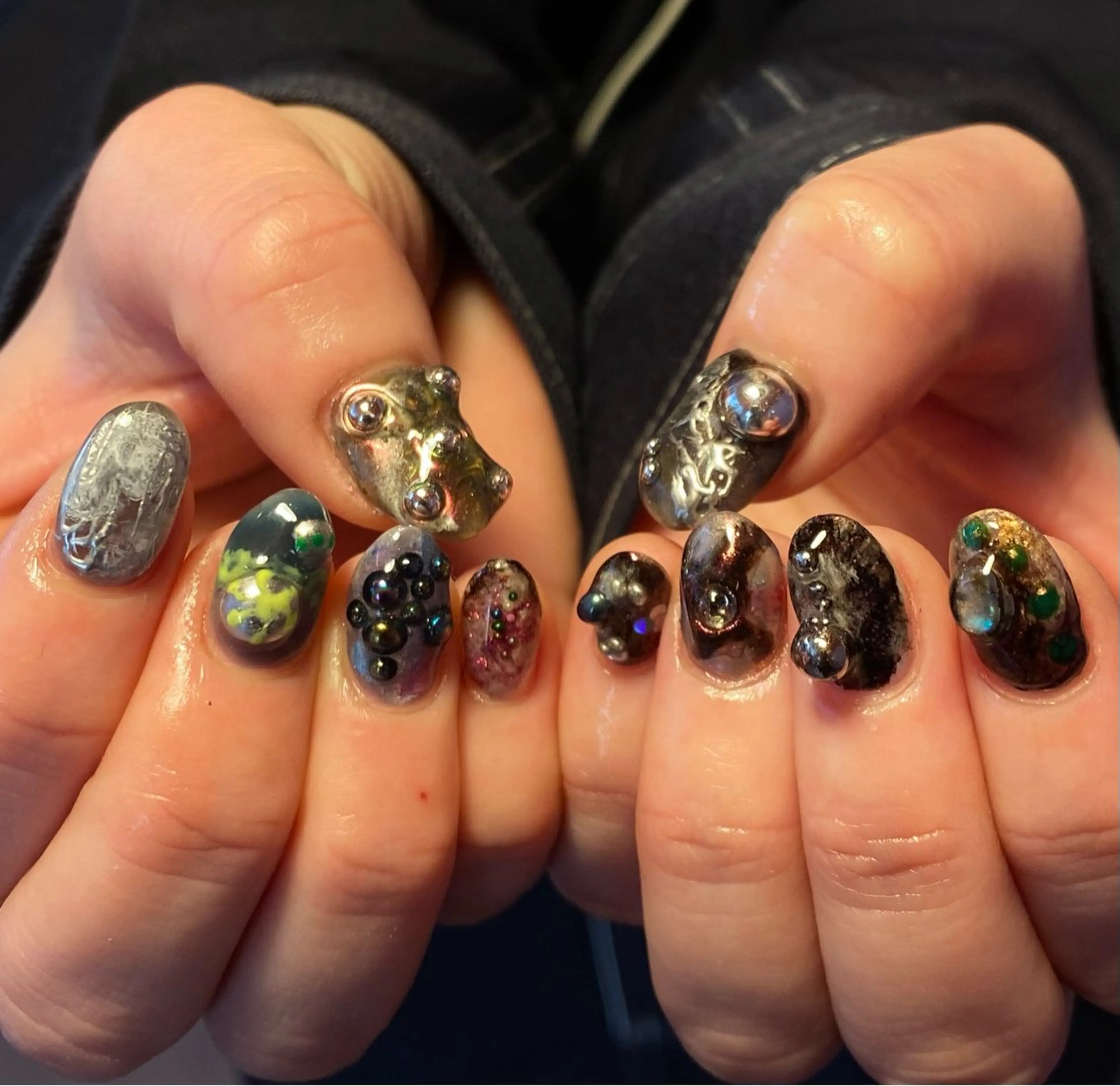 ネイル ハンドネイル NICO nail　三軒茶屋店　ネイル＆アイラッシュ所属・oichan 𖦹°‧のネイルデザイン