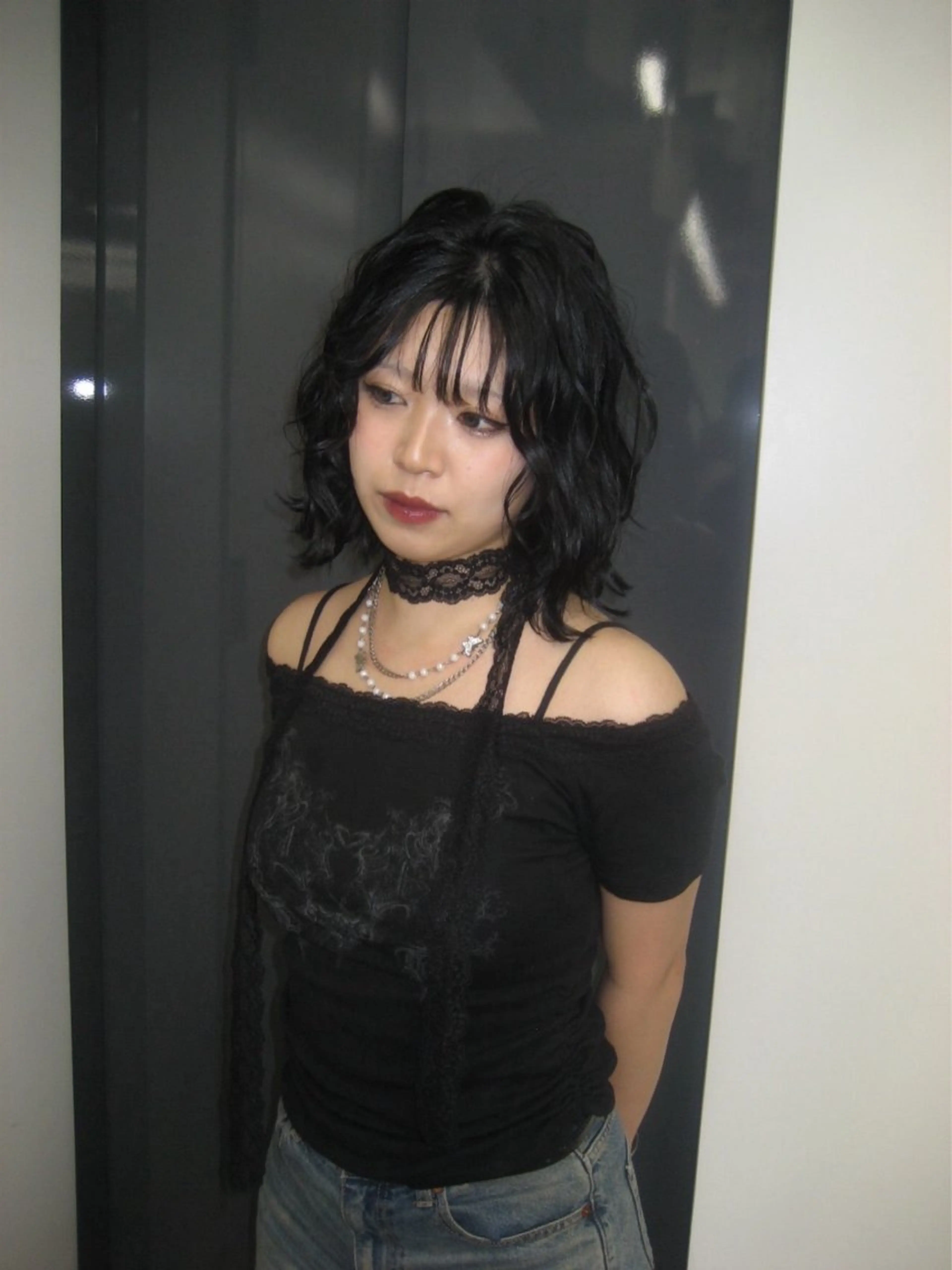 ミディアム カラー ヘアカラー 山口 あかりのヘアスタイル