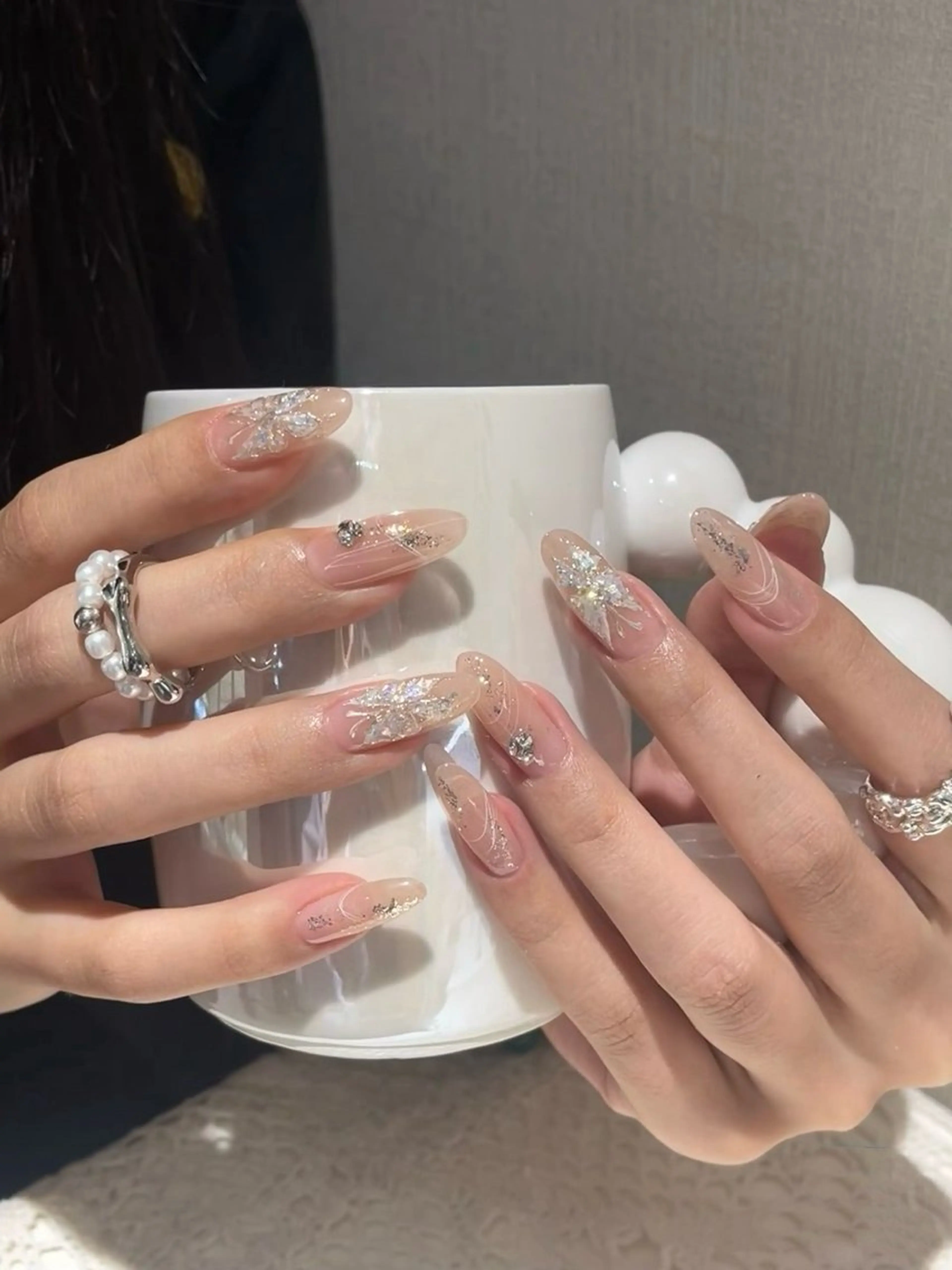 期間限定40%OFF✨当店人気No.1🎀HANDジェルアートネイル💖やり放題10本＋ハンドケア付き🧸の写真