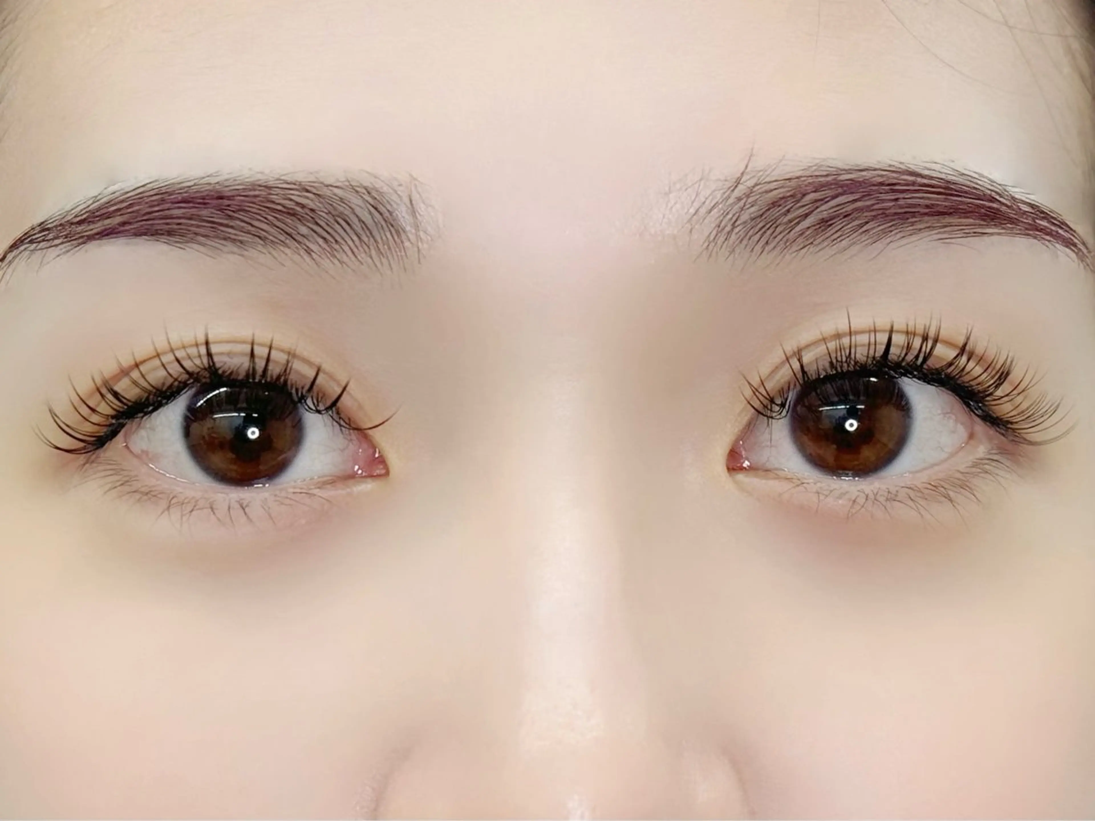 マツエク・マツパ 束感/ナチュラル/ mikuのマツエク・マツパデザイン