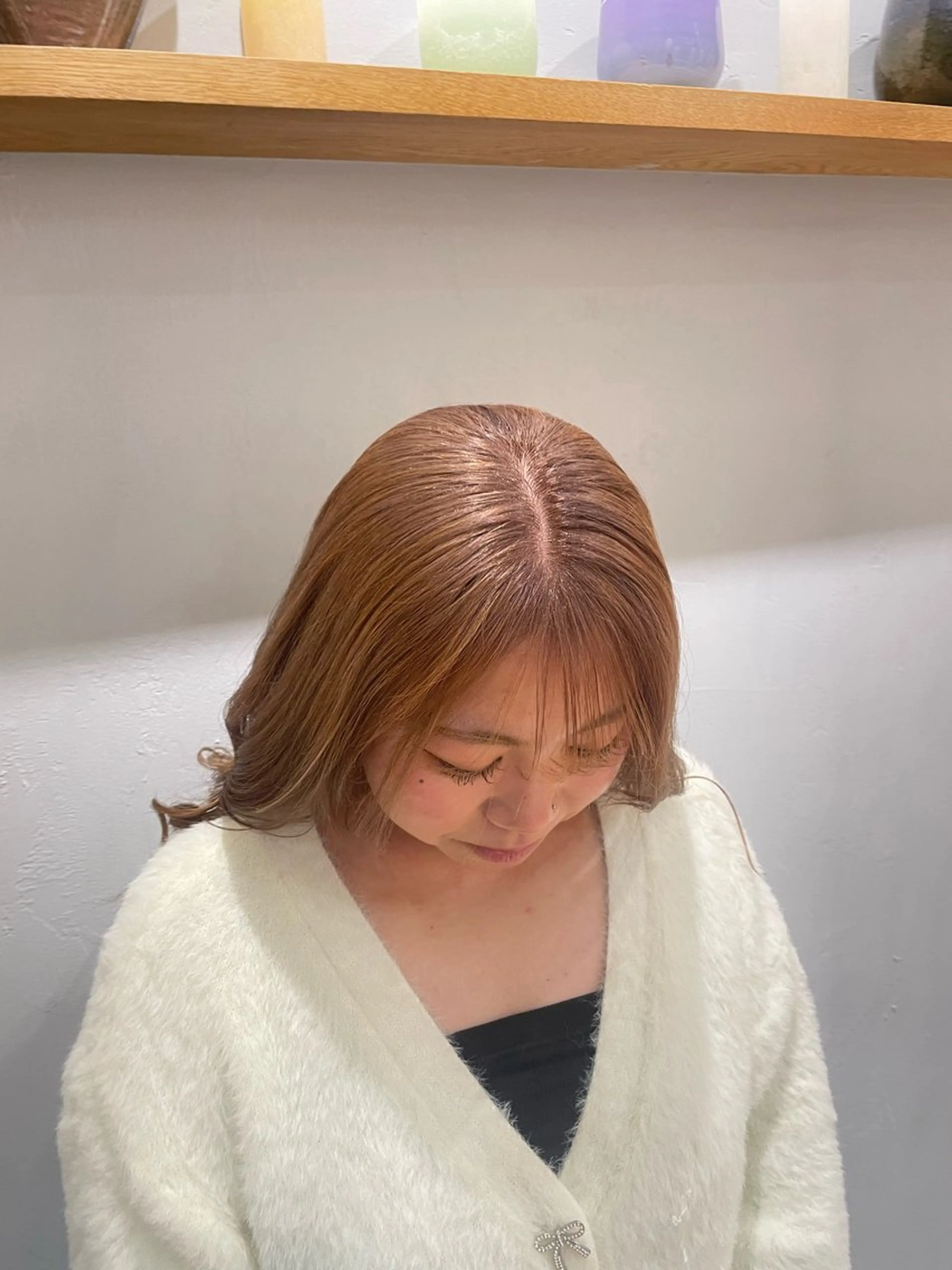 カラー ヘアカラー トリートメント とば みゆうのヘアスタイル