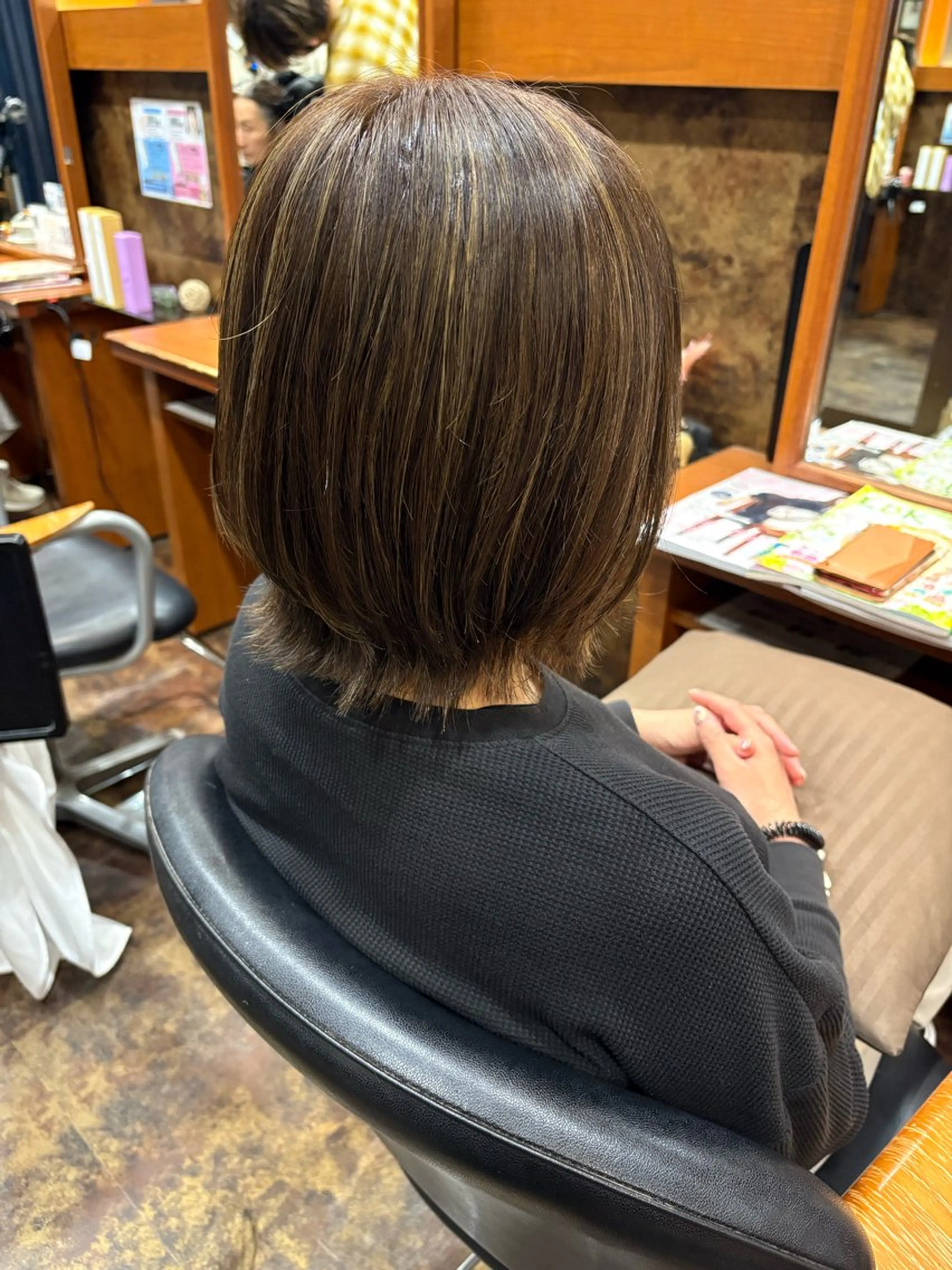 ミディアム カラー 相良 陽香🌻のヘアスタイル