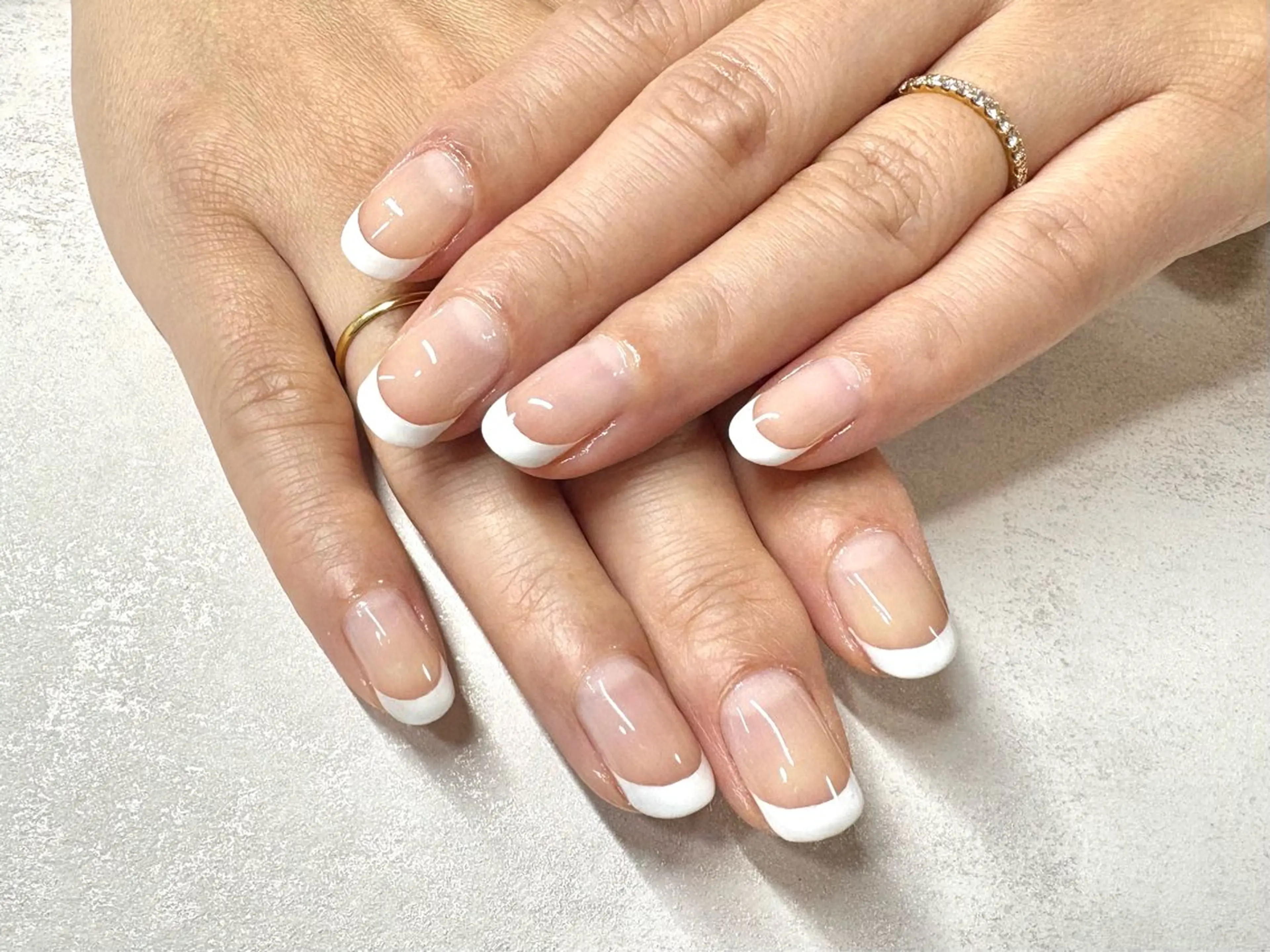 ネイル フレンチネイル LaShade Nail Studio所属・chihiro 練習モデル募集中のネイルデザイン