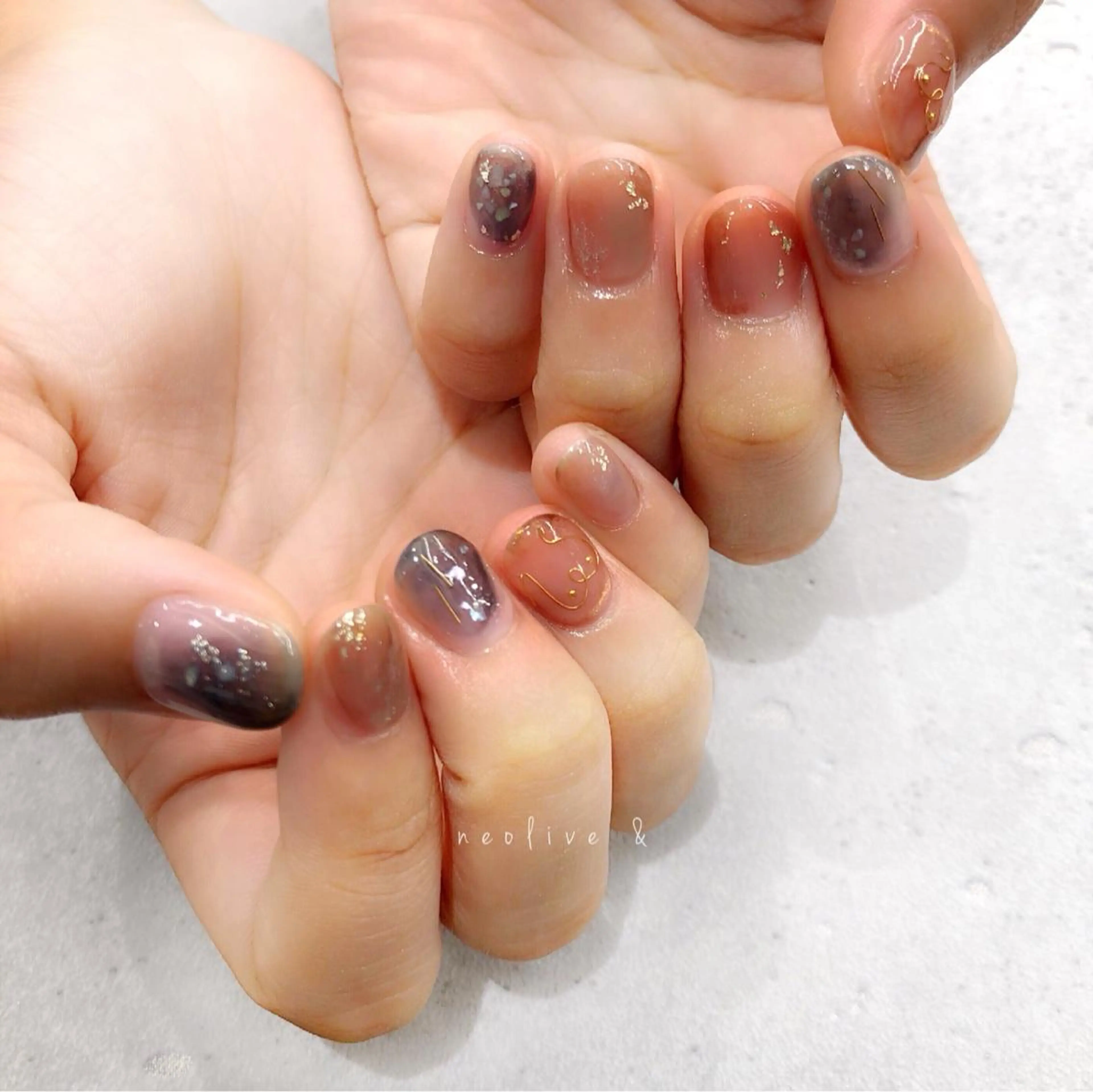 ネイル ハンドネイル Yuriko Omi パラジェル/渋谷のネイルデザイン