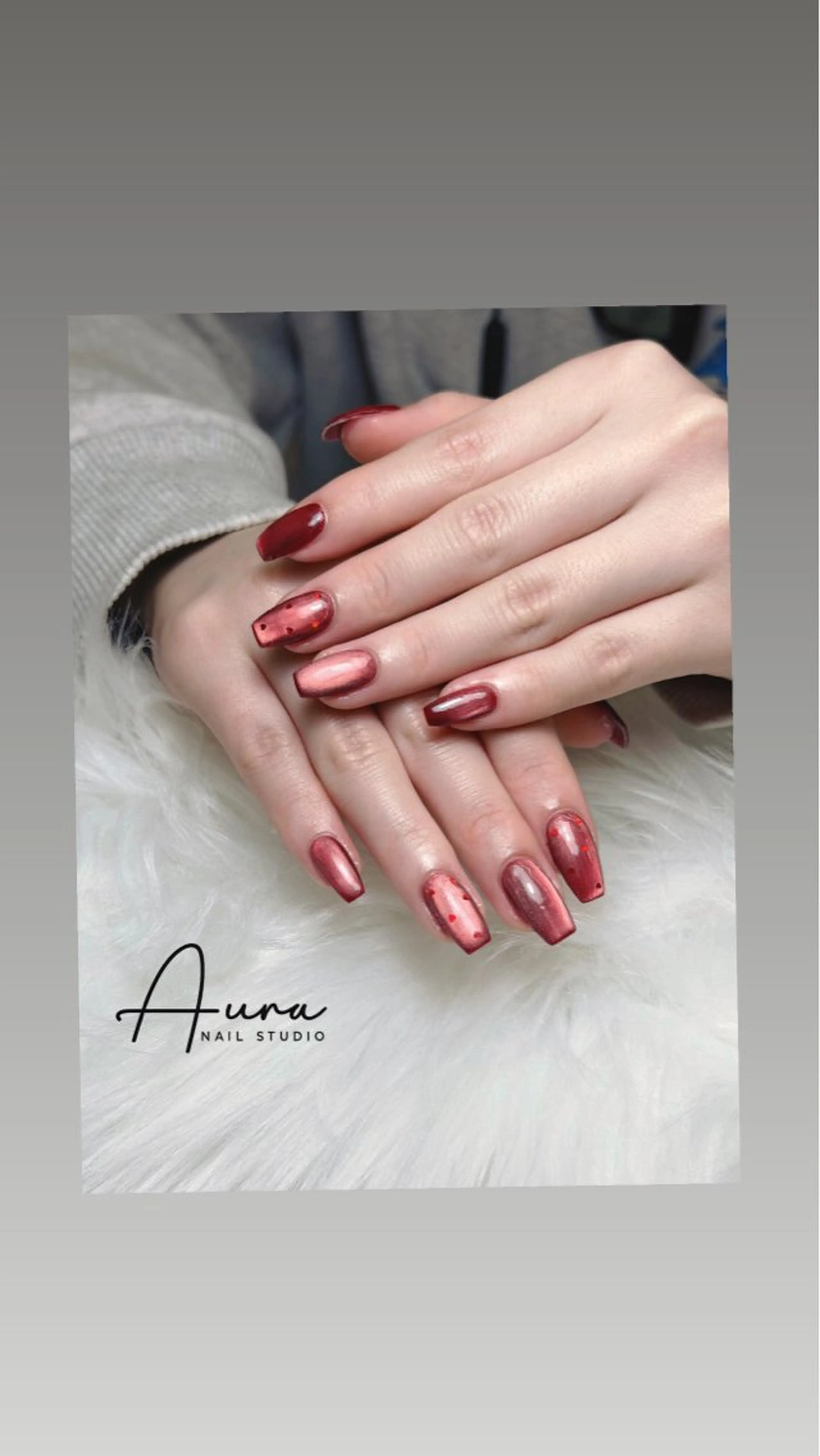 ネイル ハンドネイル Aura Nail Maiのネイルデザイン