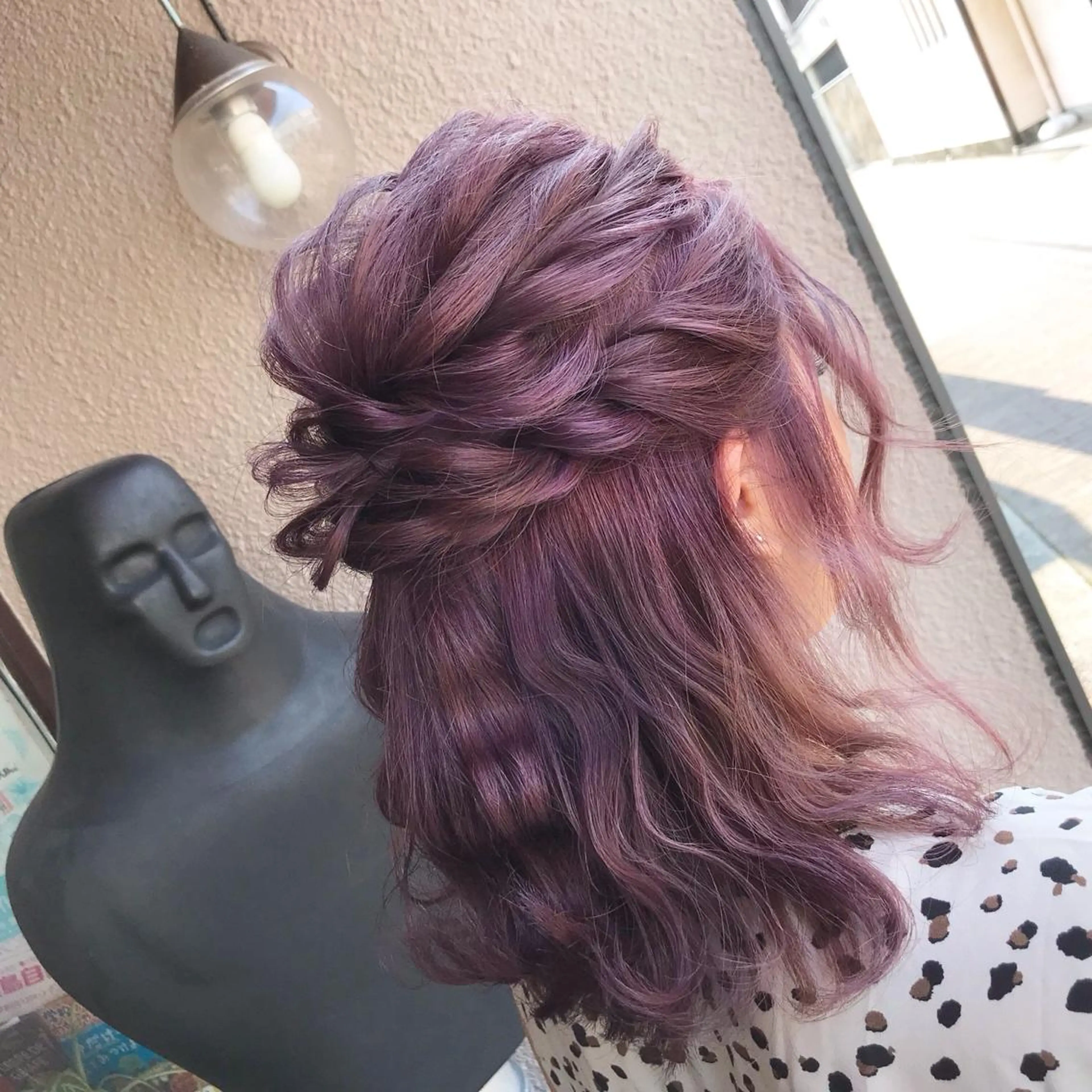 ミディアム ヘアカラー トリートメント 玉木 育実のヘアスタイル