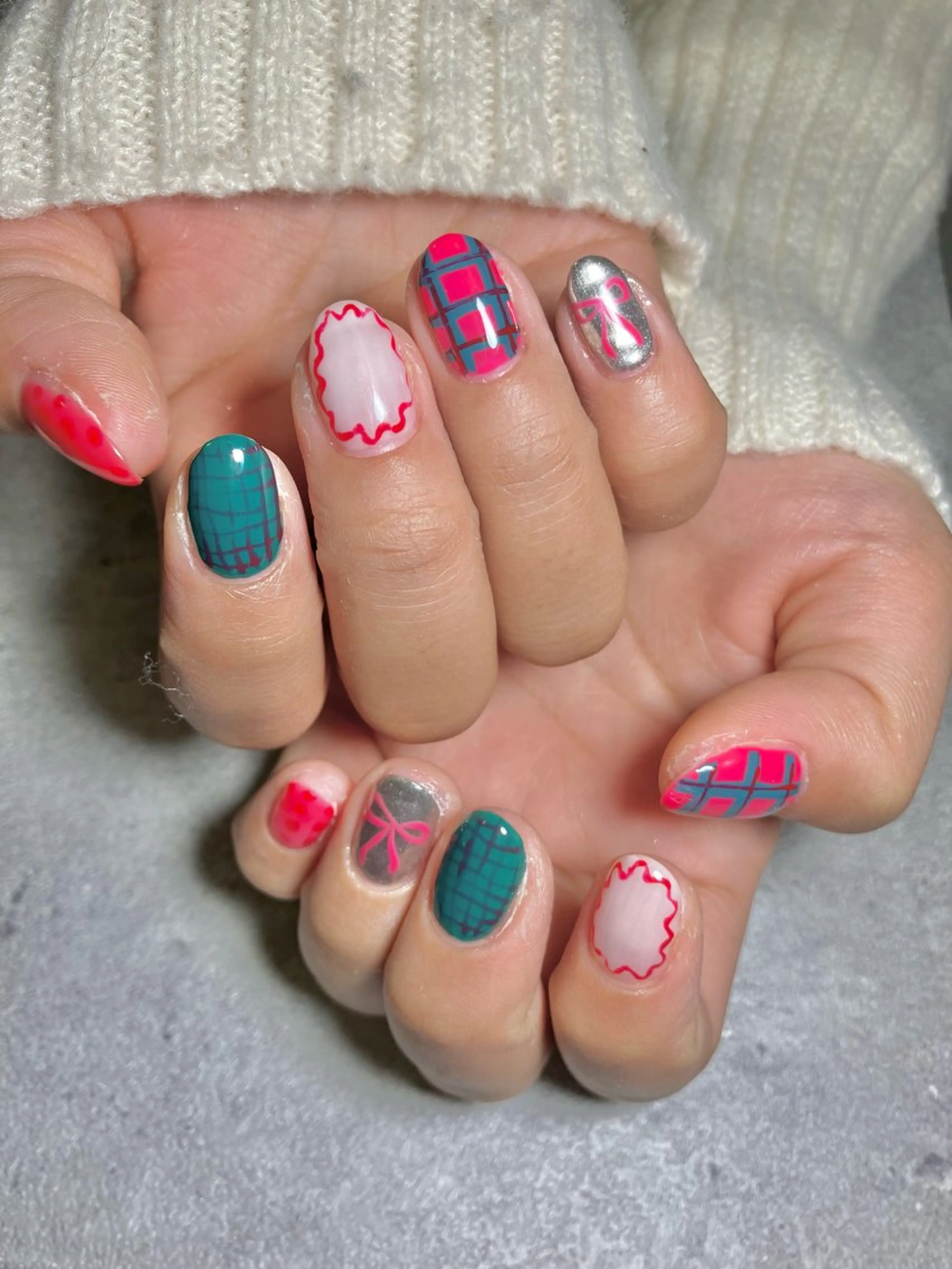 ネイル ハンドネイル Liennail 持込デザインやり放題のネイルデザイン