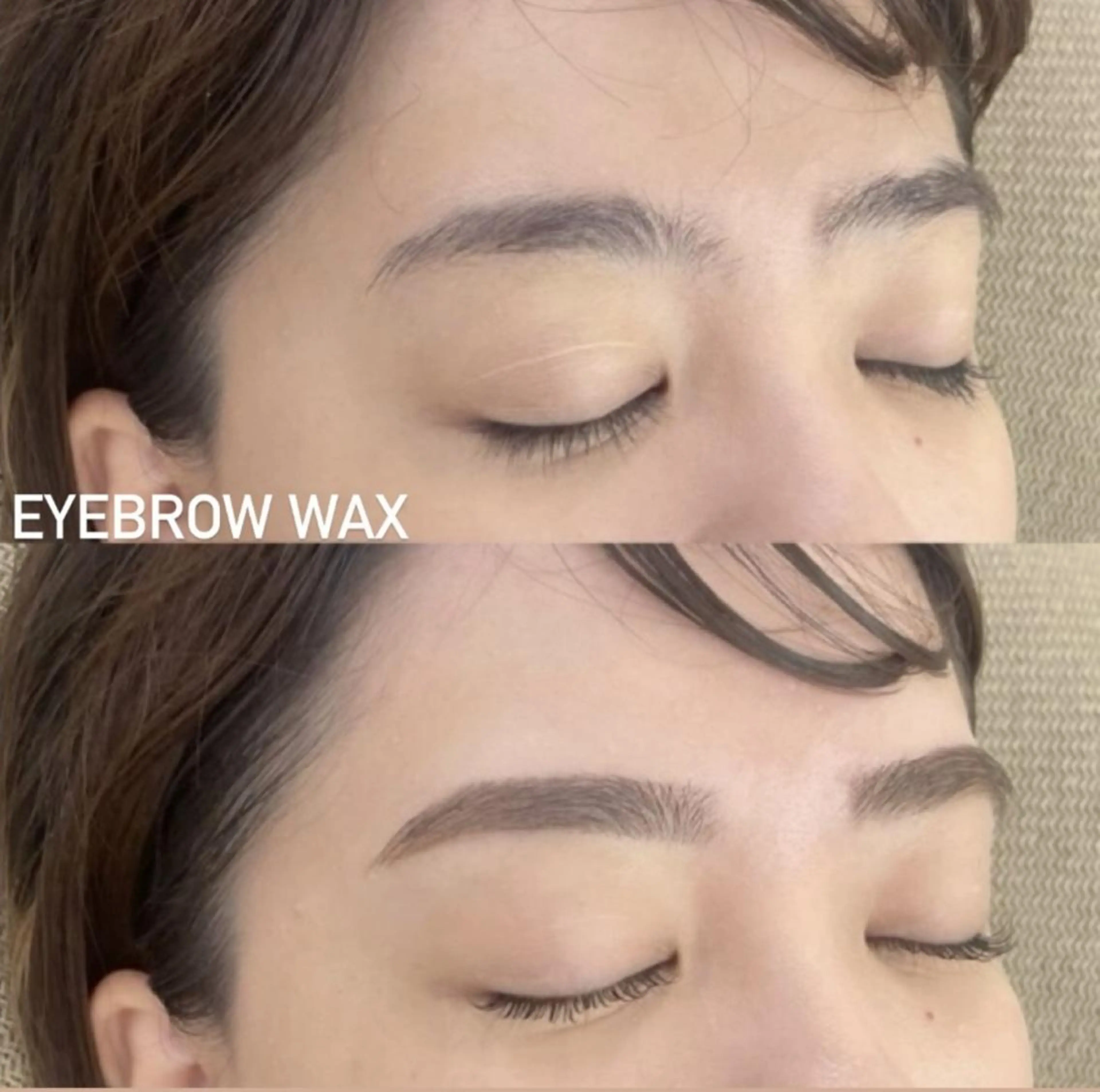 【 NEW/眉毛スタイリング 】アイブロウWAXスタイリング＋まつげパーマ￥8000＋指名料¥300 ※オフ不可※の写真