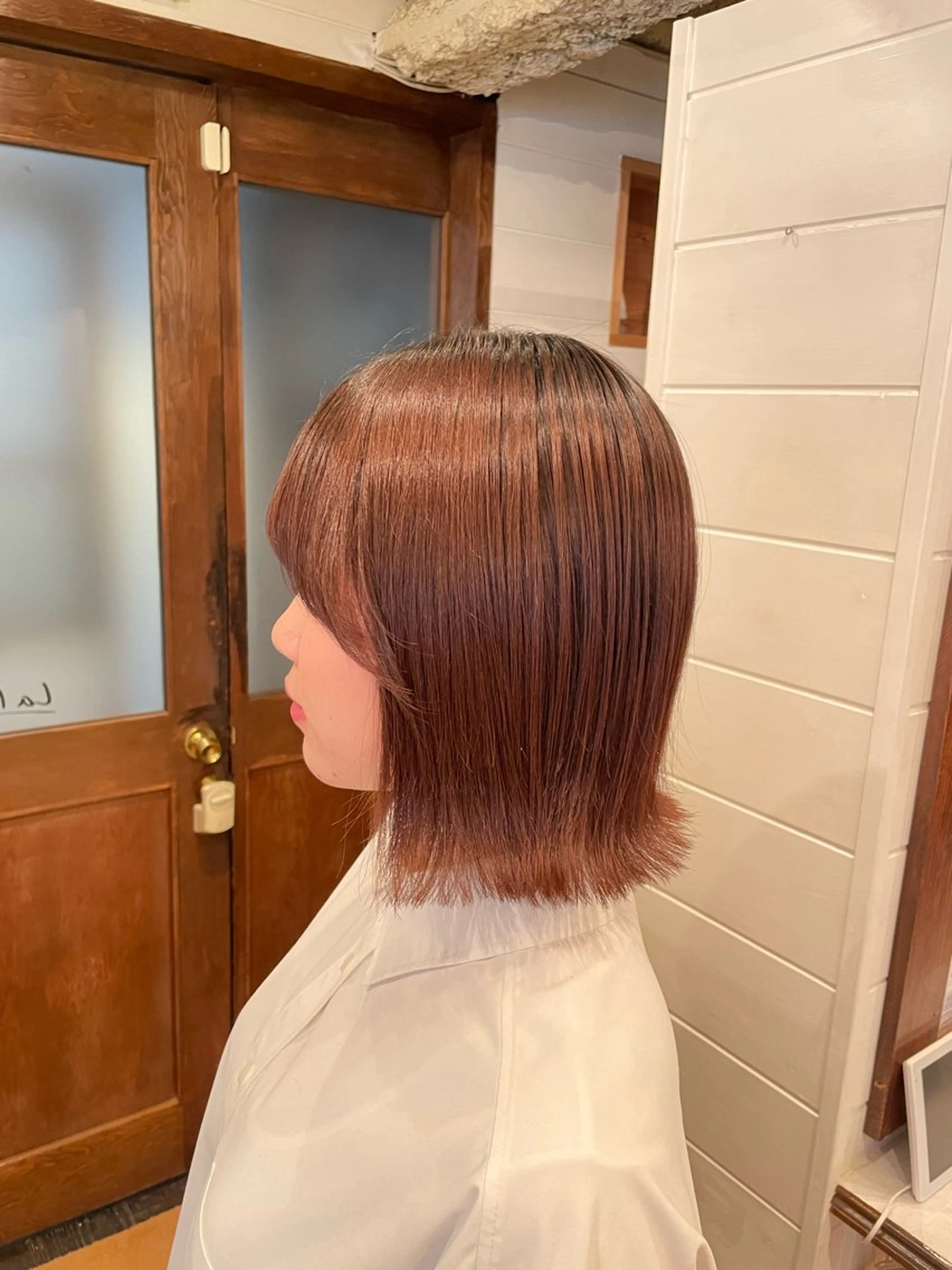 ショート ボブ/縮毛矯正/レイ ヤー♡Natsukiのヘアスタイル