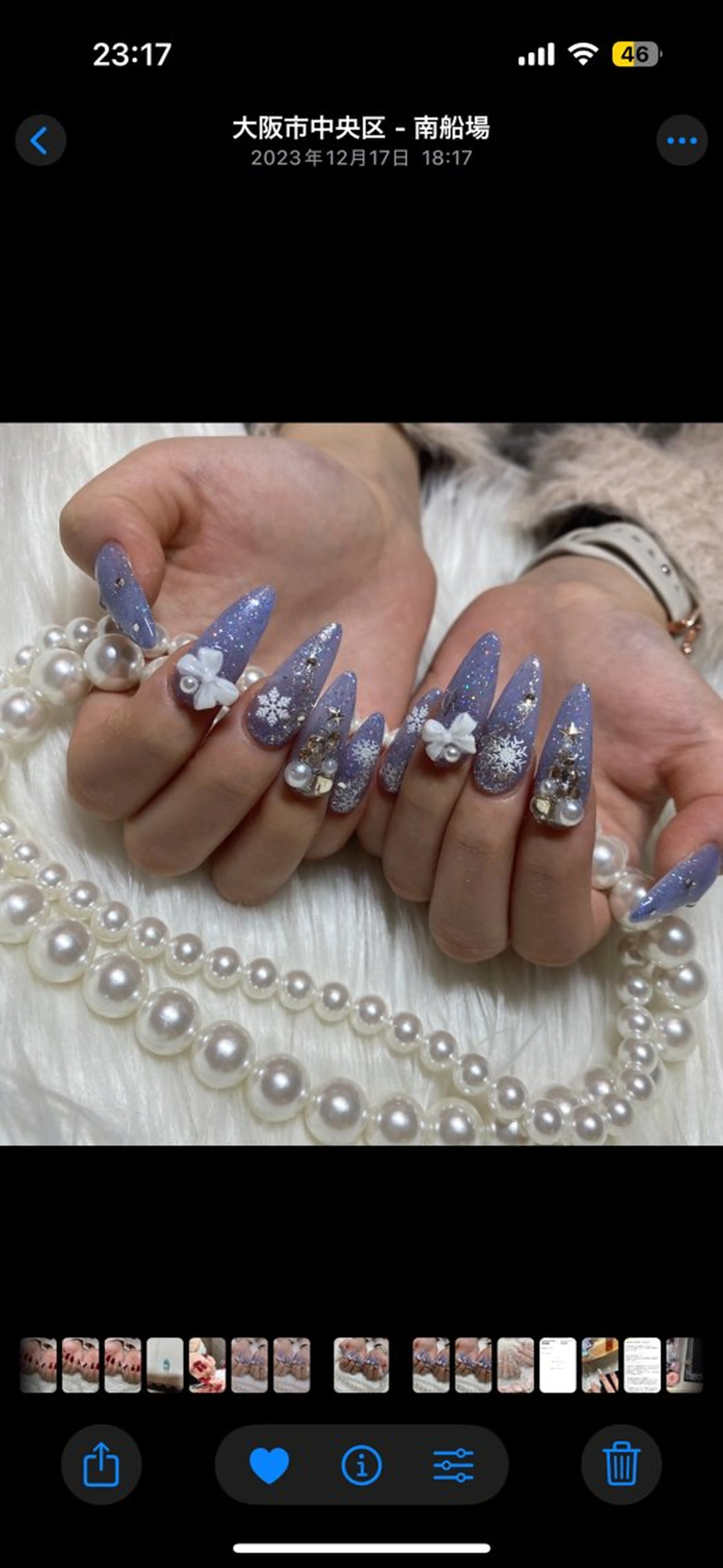 ネイル 冬ネイル Nailsalon apricotのネイルデザイン