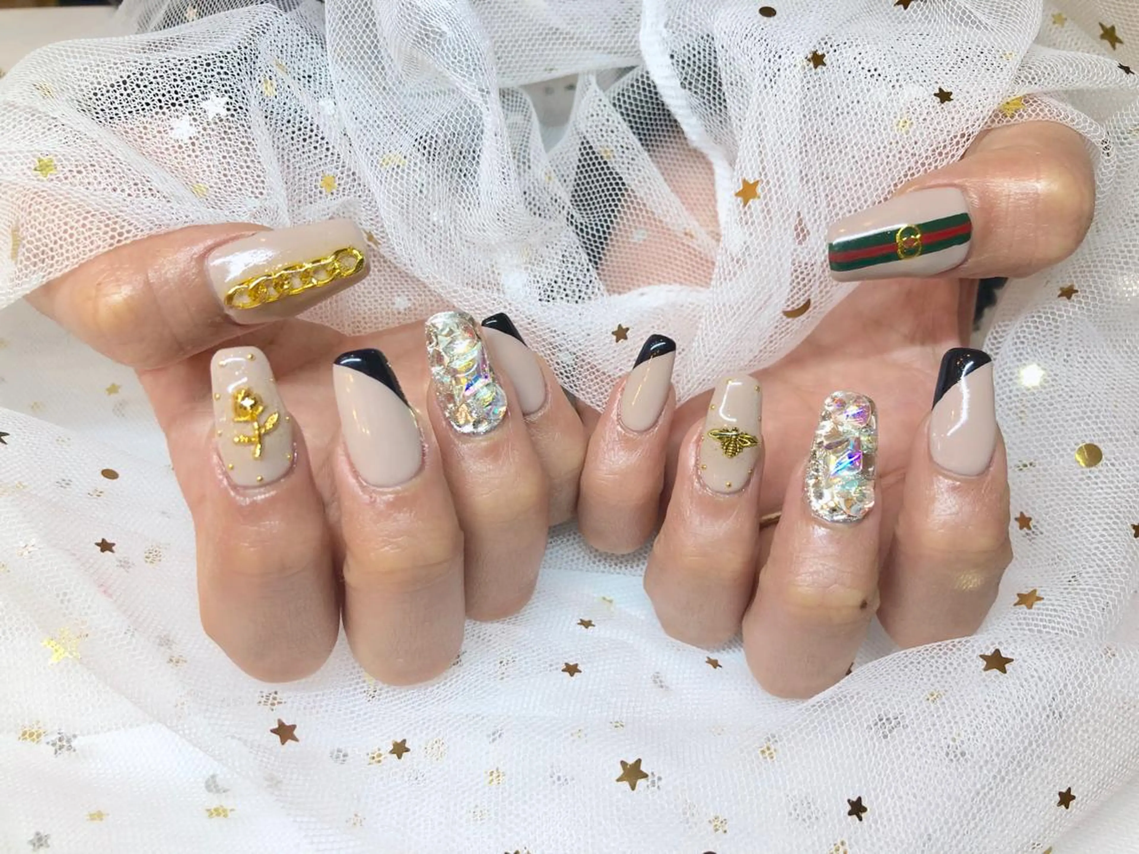 ネイル 長さだし専門店 M2 rikaのネイルデザイン