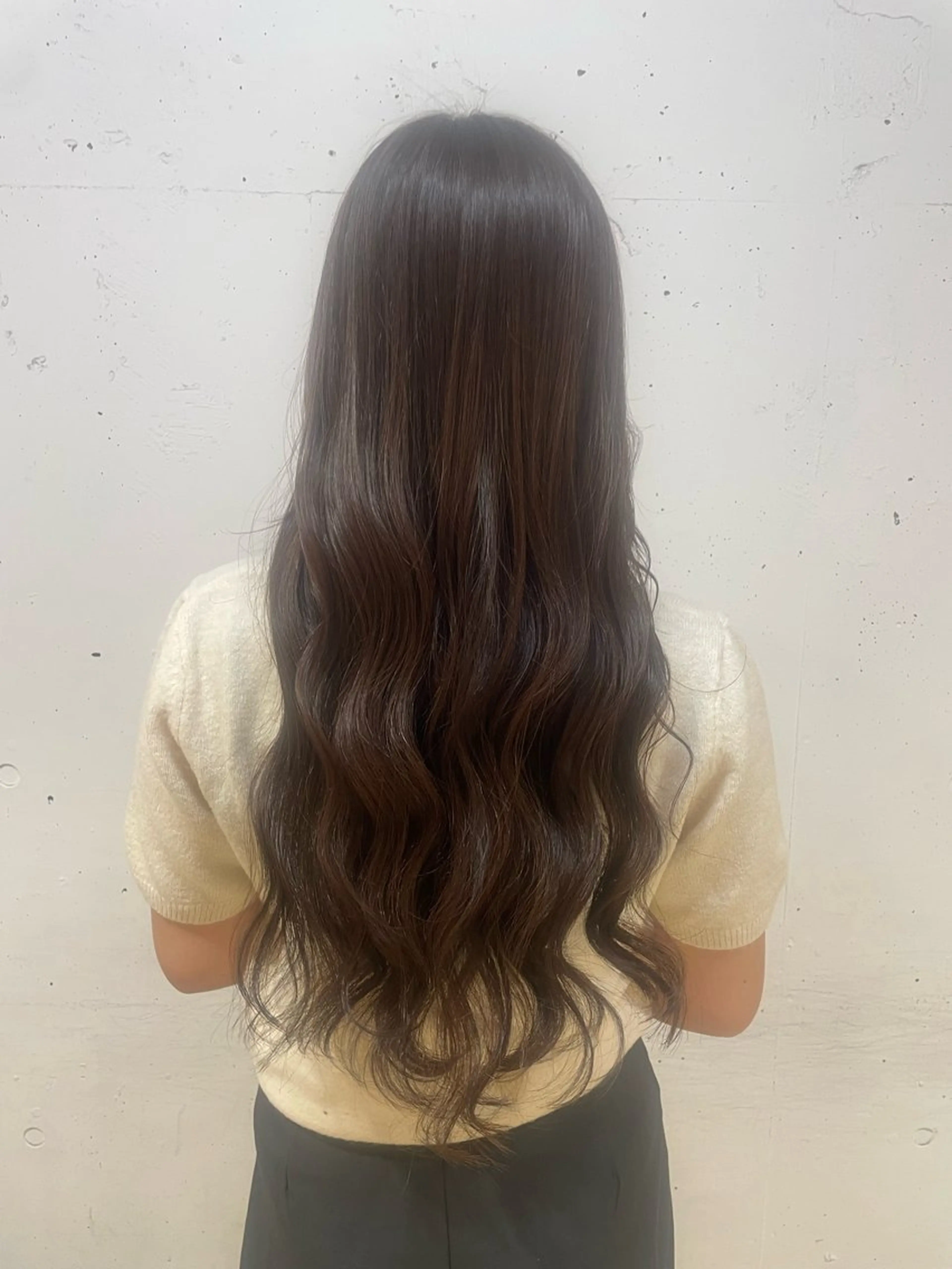 セミロング カラー ヘアアレンジ 髪質改善/縮毛/新宿 🫧SUZUKA🫧のヘアスタイル