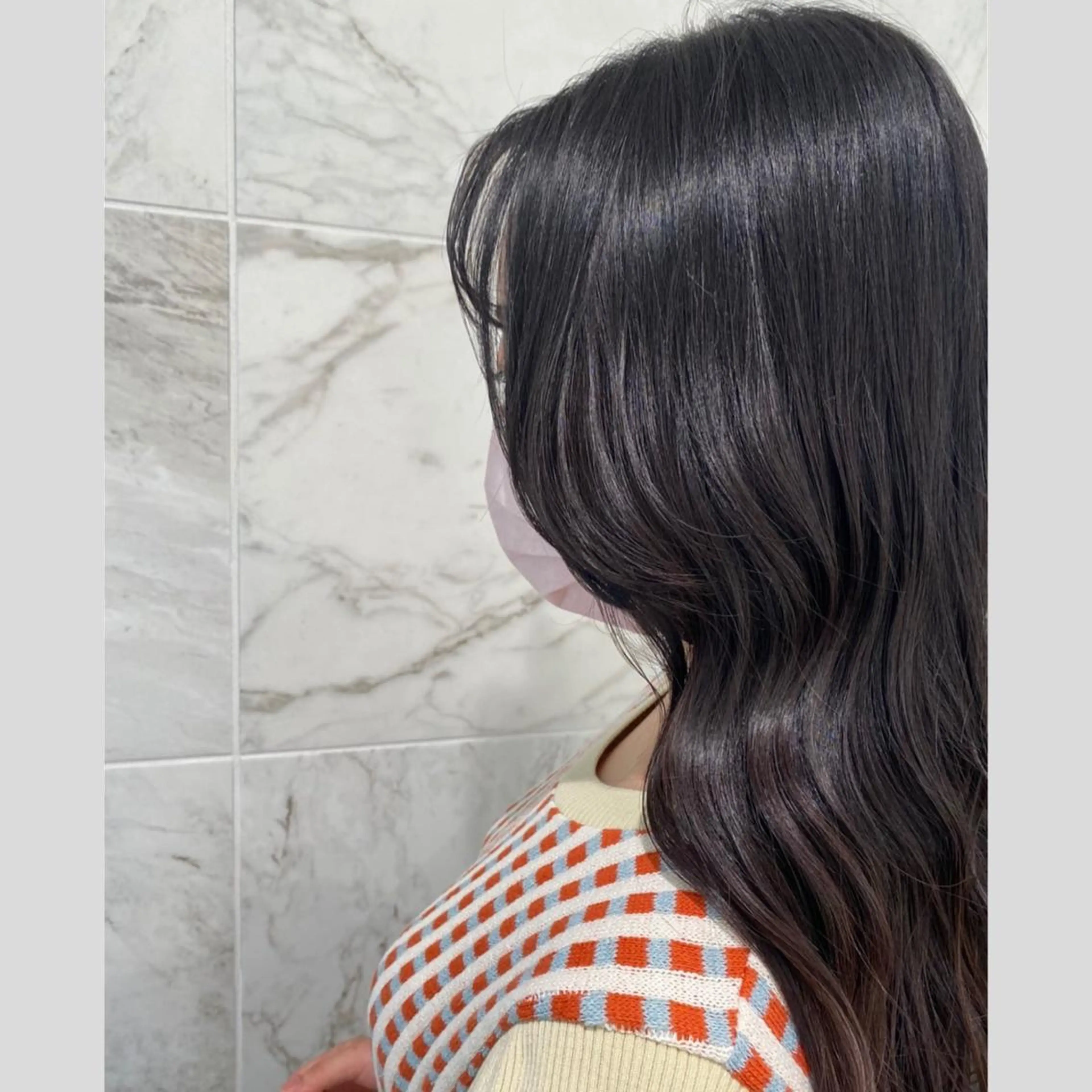 ロング 韓国風ヘア SANDRO所属・SANDRO eno☺︎のヘアスタイル