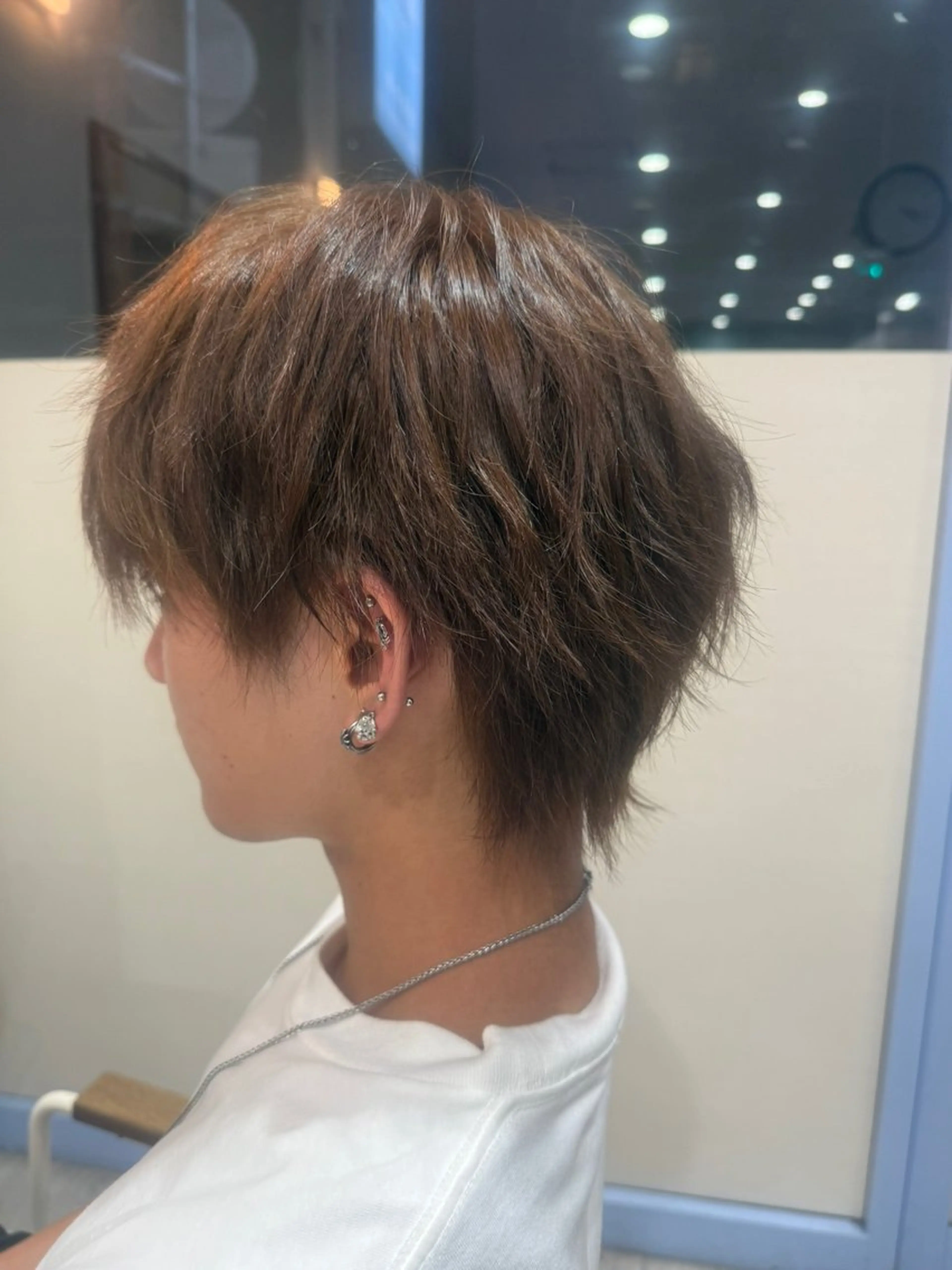 ショート カラー メンズ ヘアカラー ozaki konohaのヘアスタイル
