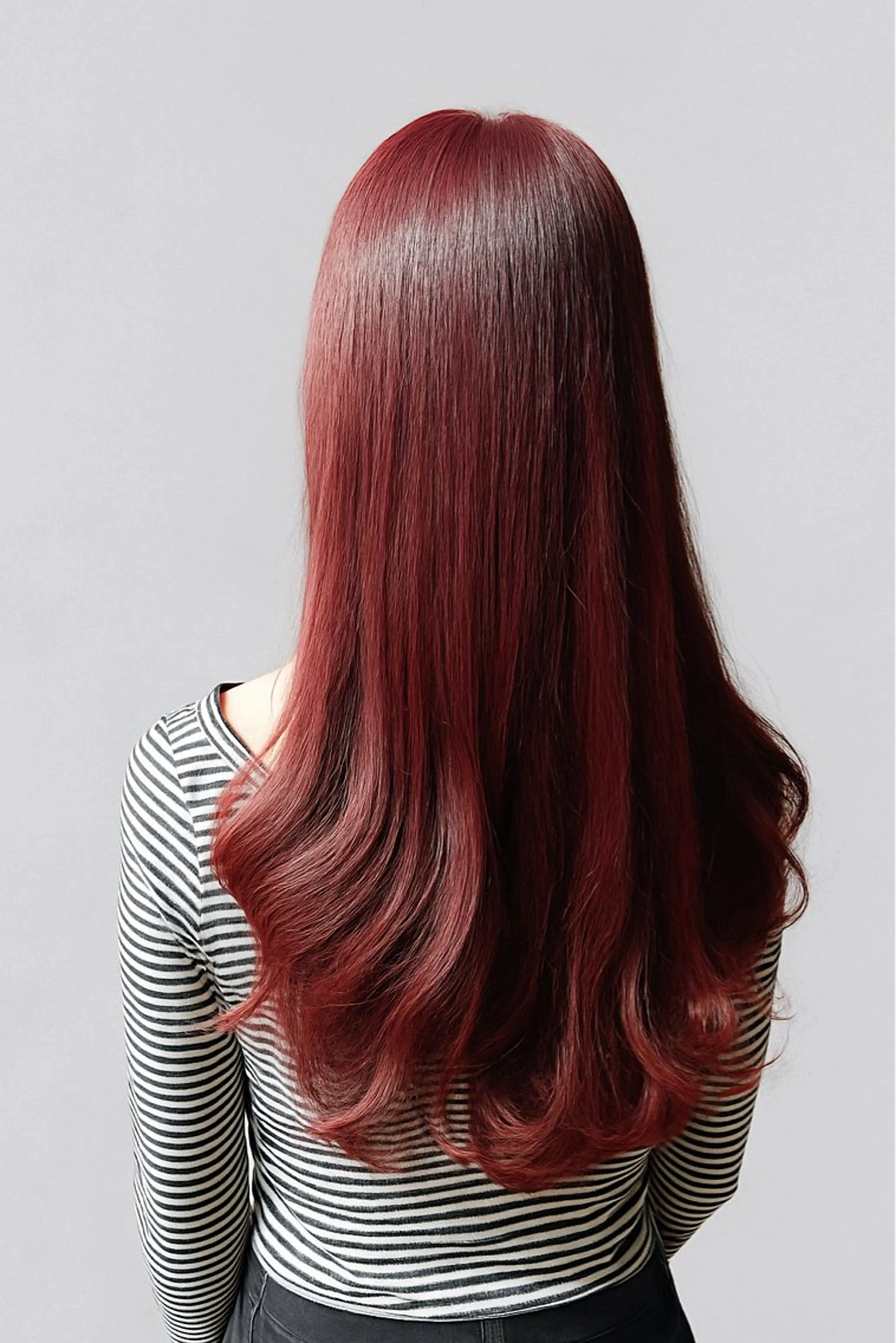 ロング ミストバング ボブ ハイライト 髪質改善 韓国風ヘア The Apartment of Solon Citta 船橋609所属・髪質改善/縮毛矯正/ 美髪/個室/ハラのヘアスタイル