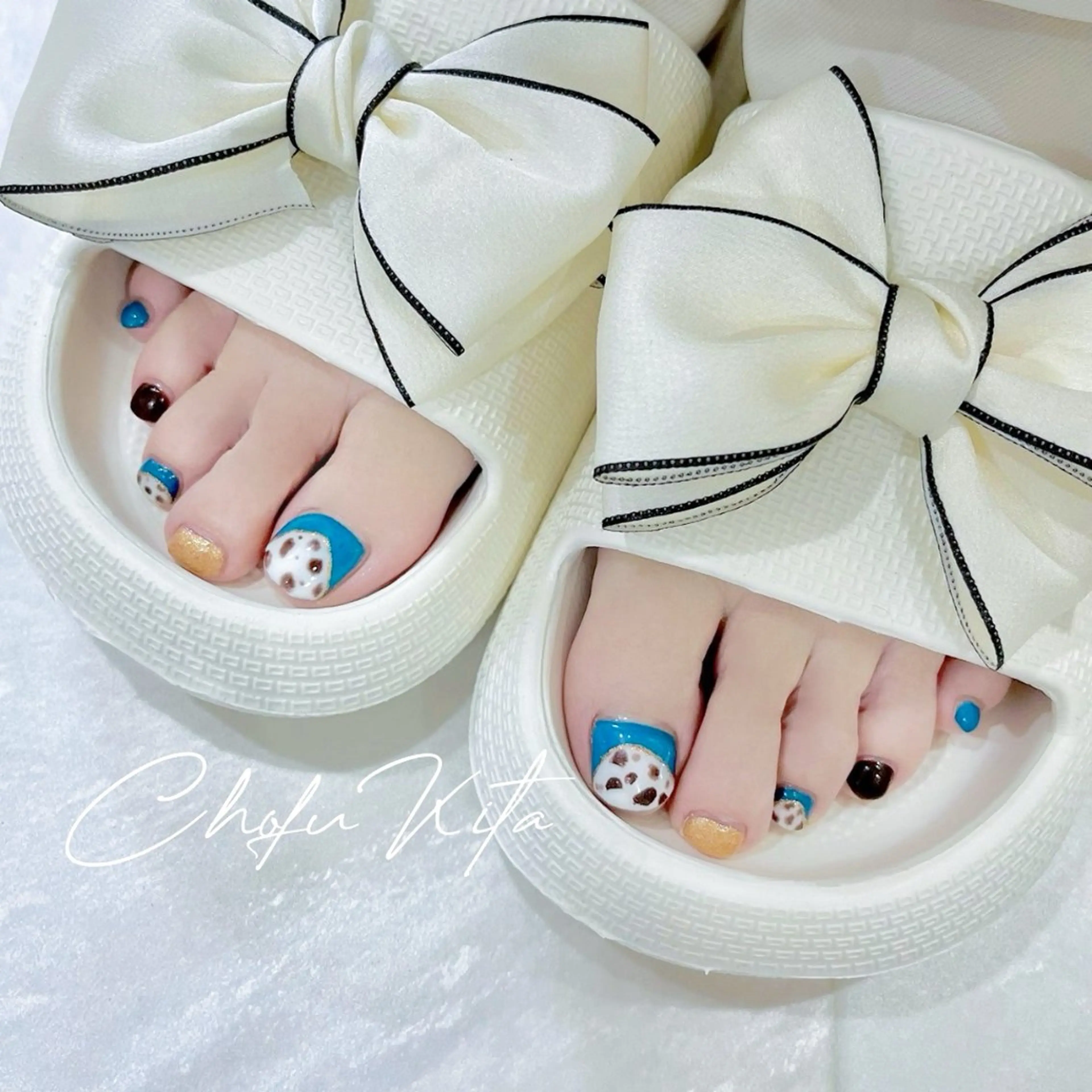 ネイル フットネイル 💎Heart Nail💎のネイルデザイン