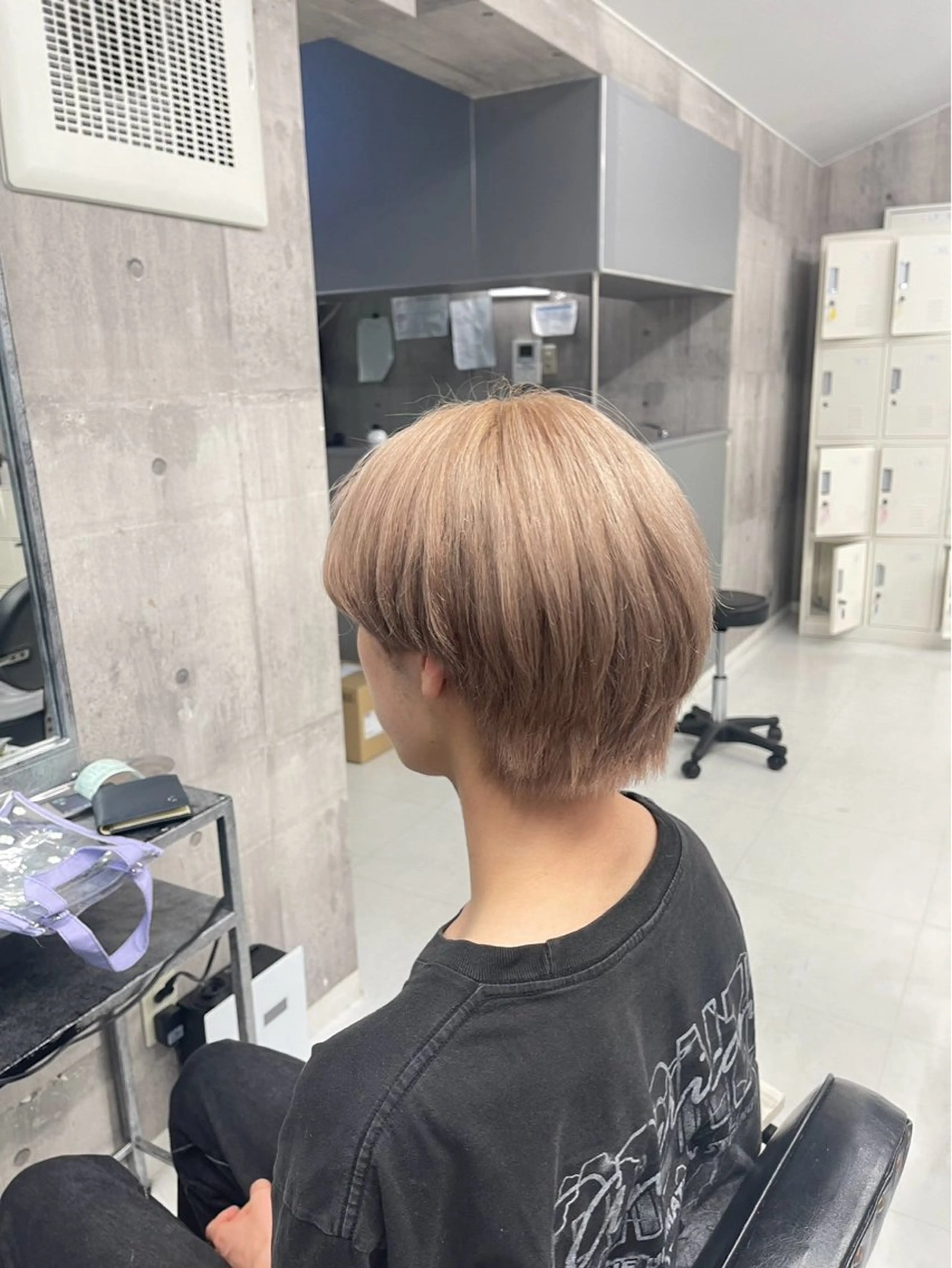 ショート カラー パーマ ヘアアレンジ メンズ キッズ レイヤーの魔術師 𓍼takumi𓍼のヘアスタイル
