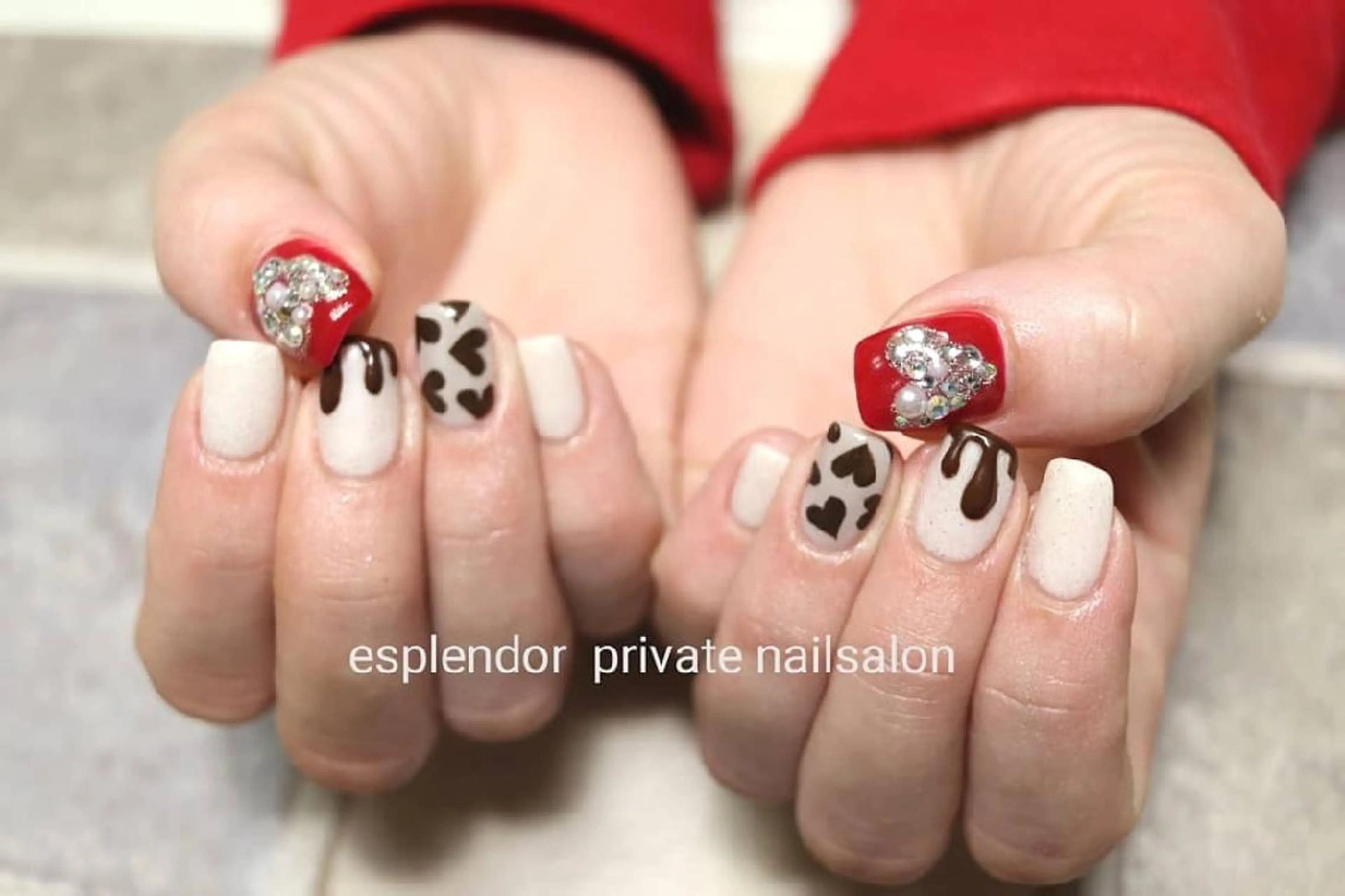 ネイル ハート esplendor  エスプレンドル所属・esplendor  エスプレンドルのネイルデザイン