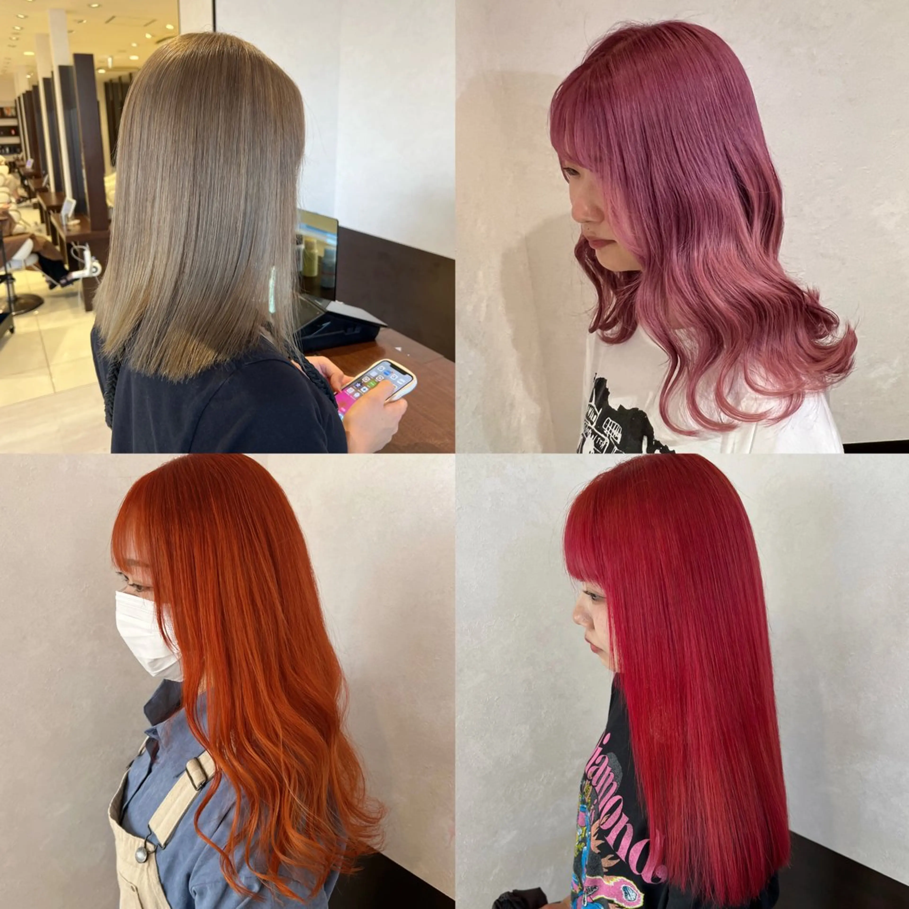 カラー nehus nagaoka所属・🖤複雑履歴ブリーチ Mizuki 🖤のヘアスタイル