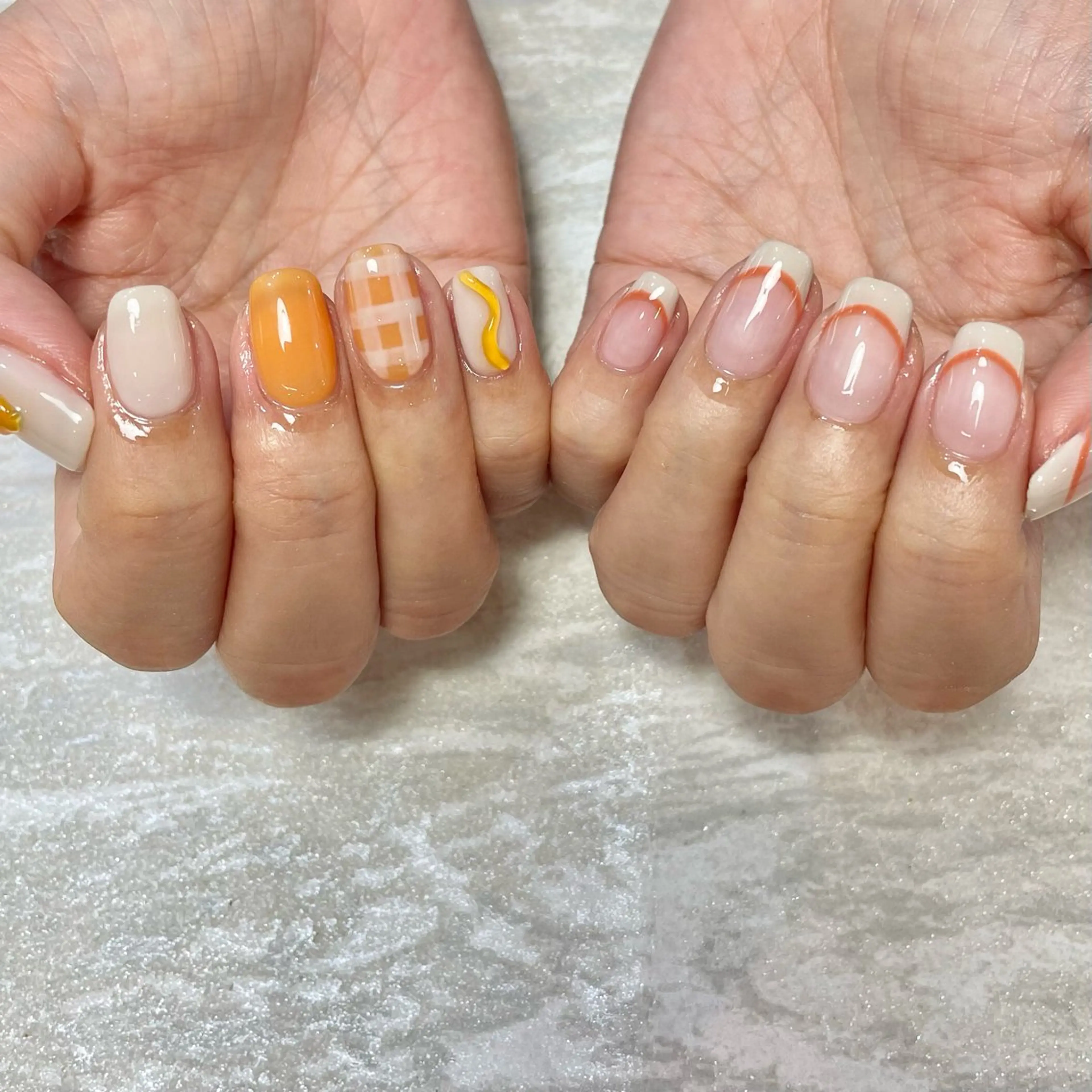 ネイル 持ち込み ハンドネイル lieu pre🌿 *高橋*のネイルデザイン