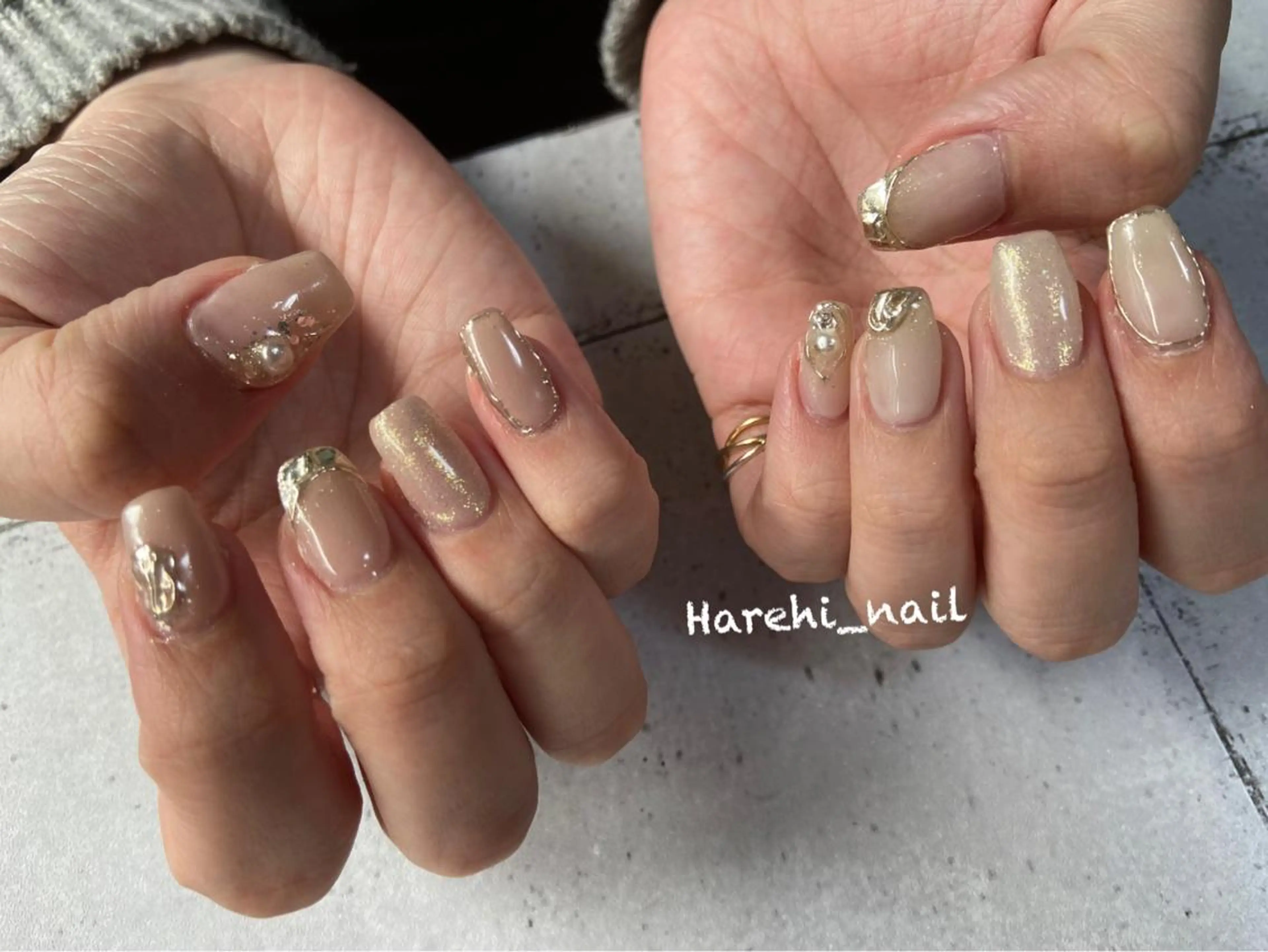 ネイル ハンドネイル Harehi_ nailのネイルデザイン