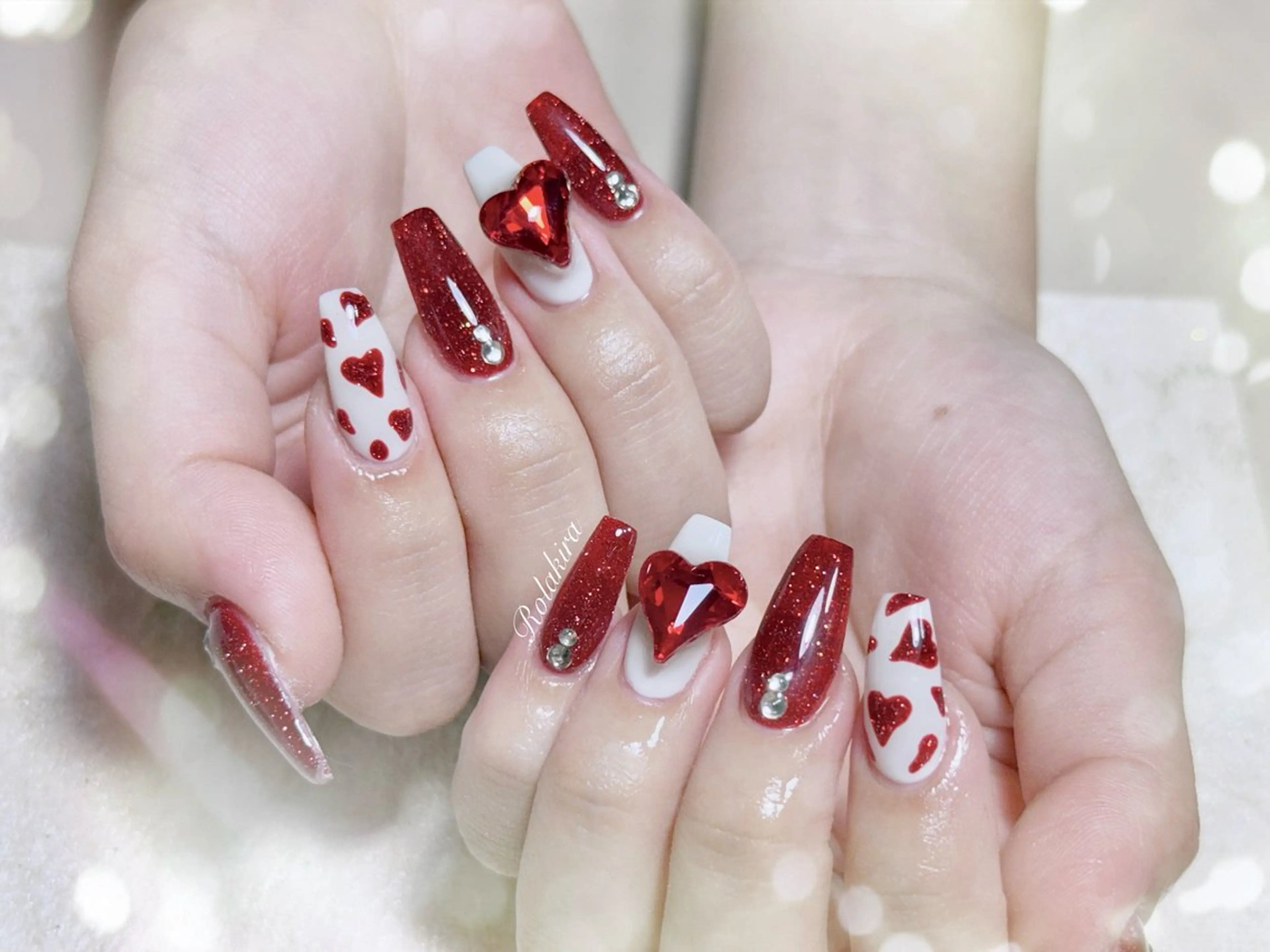 ネイル チークネイル 長さ出し フレンチネイル ジェルネイル 韓国ネイル ハンドネイル Rola kira nail salon所属・Rola kira 麗のネイルデザイン