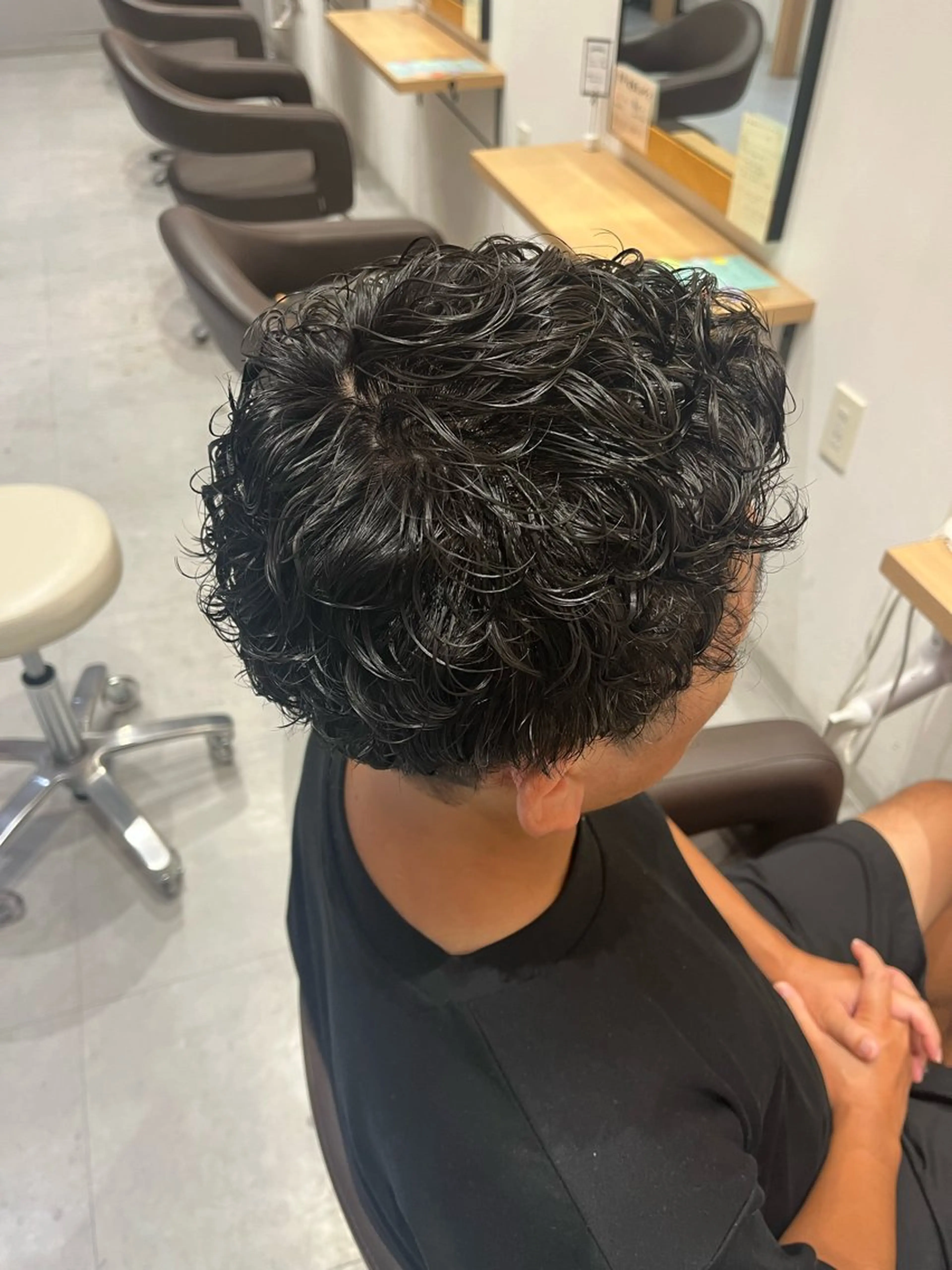 パーマ メンズ メンズパーマ カット パーマ Chere-Rosso- 金剛店所属・Chere 金剛店 髙木翌のヘアスタイル