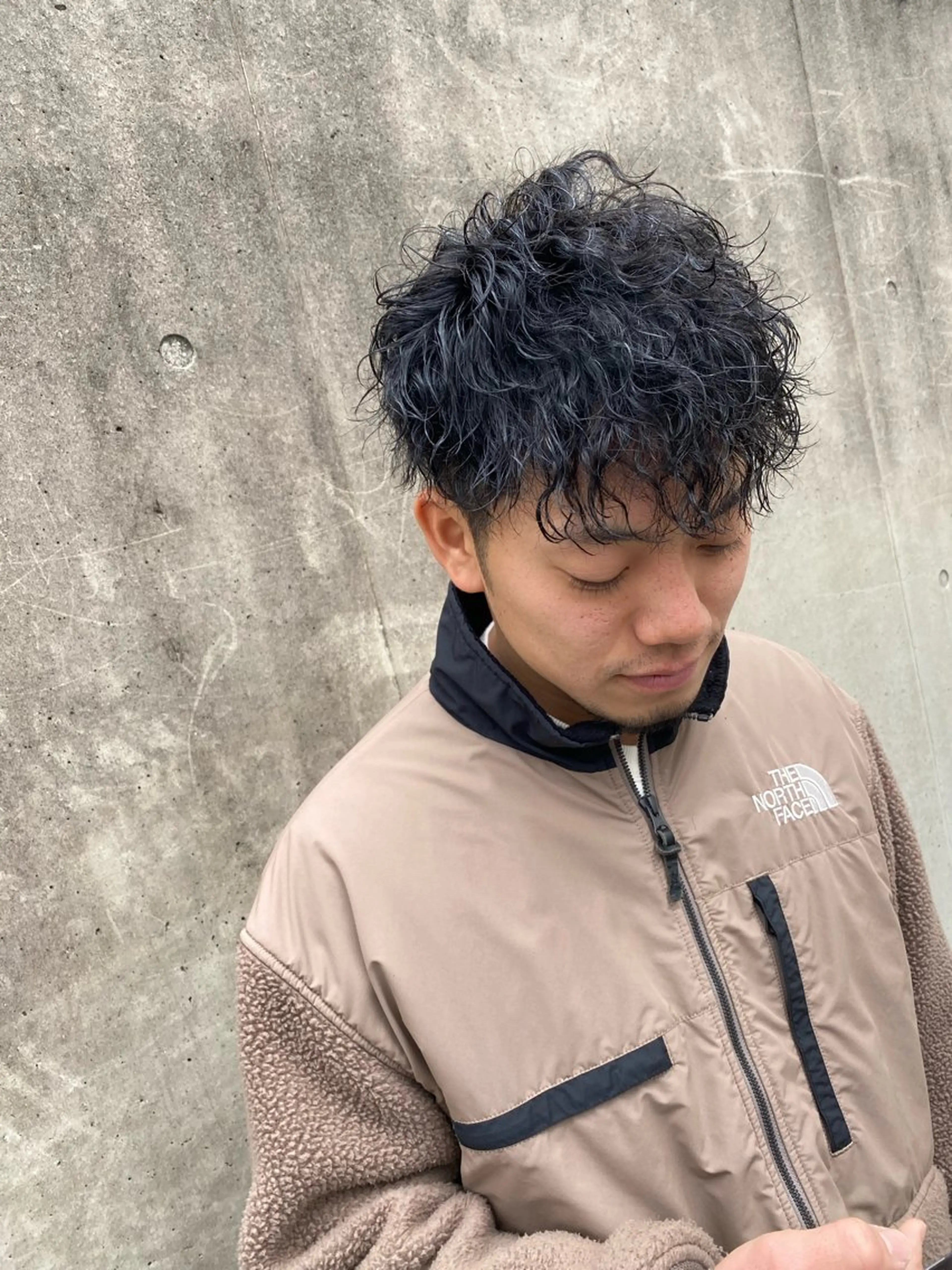 ショート パーマ メンズ 吉武 茂暉のヘアスタイル