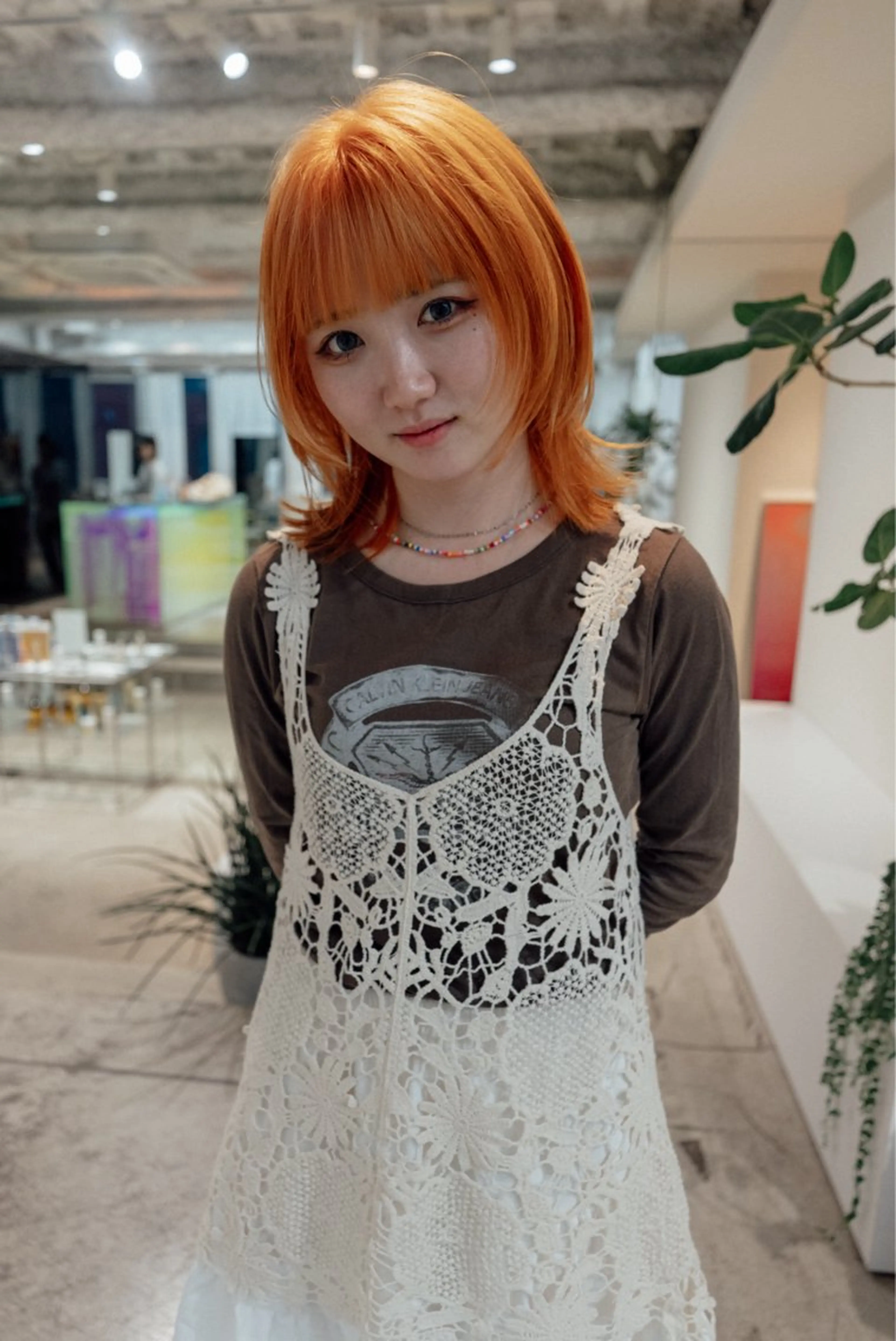 ミディアム カラー ヘアカラー STAN WOOD所属・似合わせcut 🔥yutakaのヘアスタイル