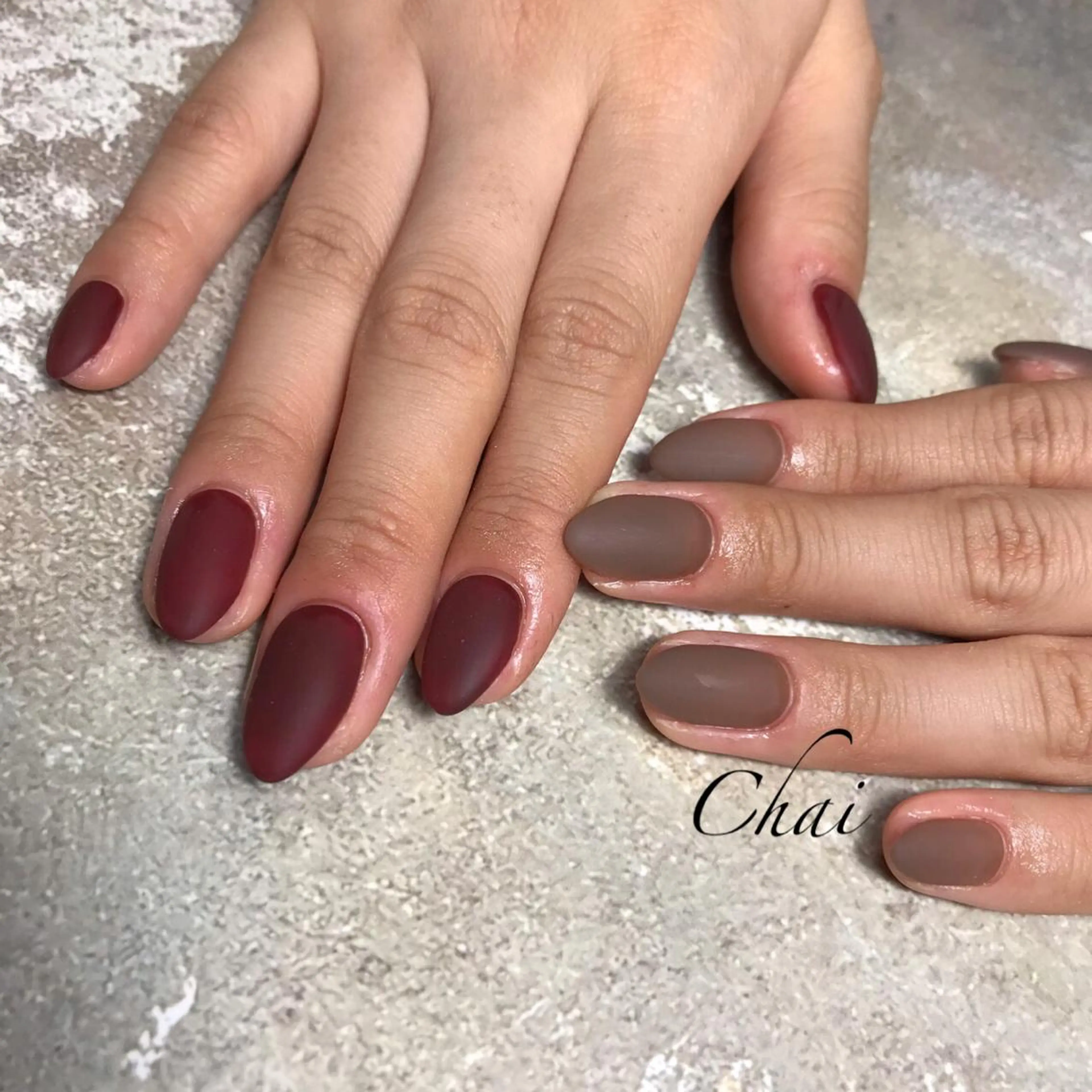 ネイル マットネイル ハンドネイル 💅 Ai.のネイルデザイン