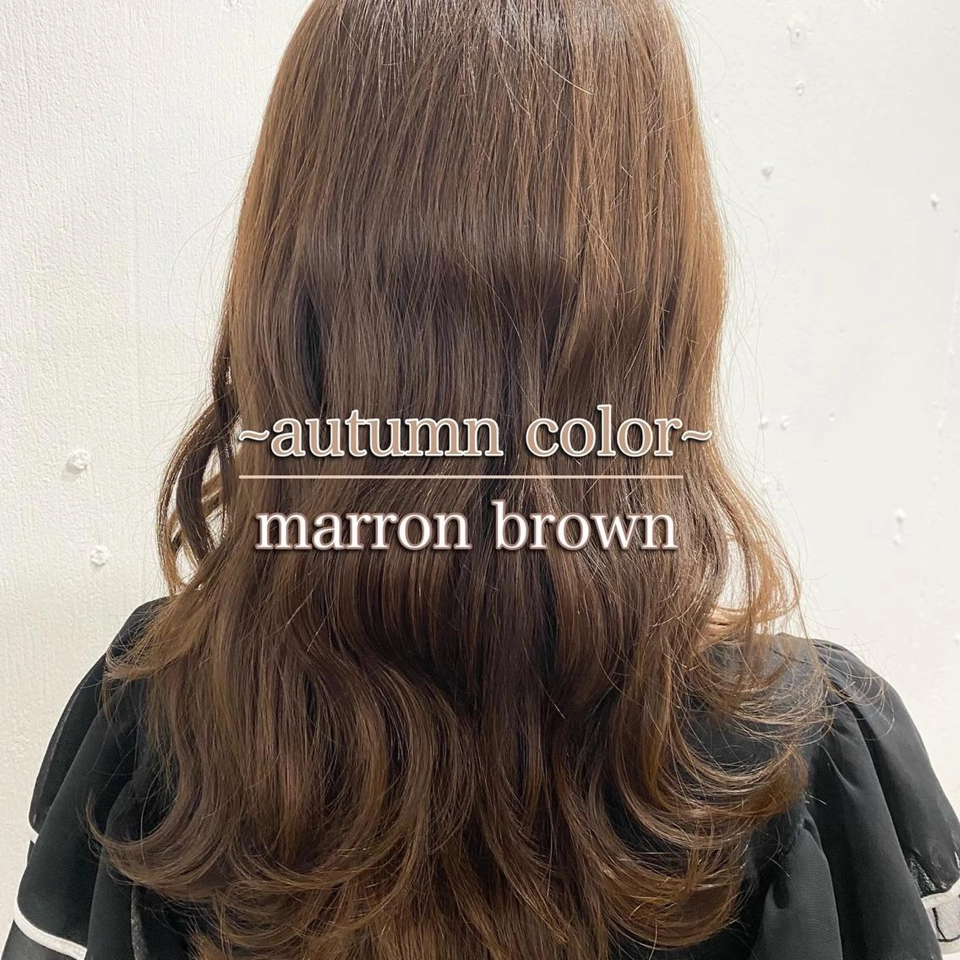 ロング カラー 透明感カラー名駅 名駅みゆのヘアスタイル