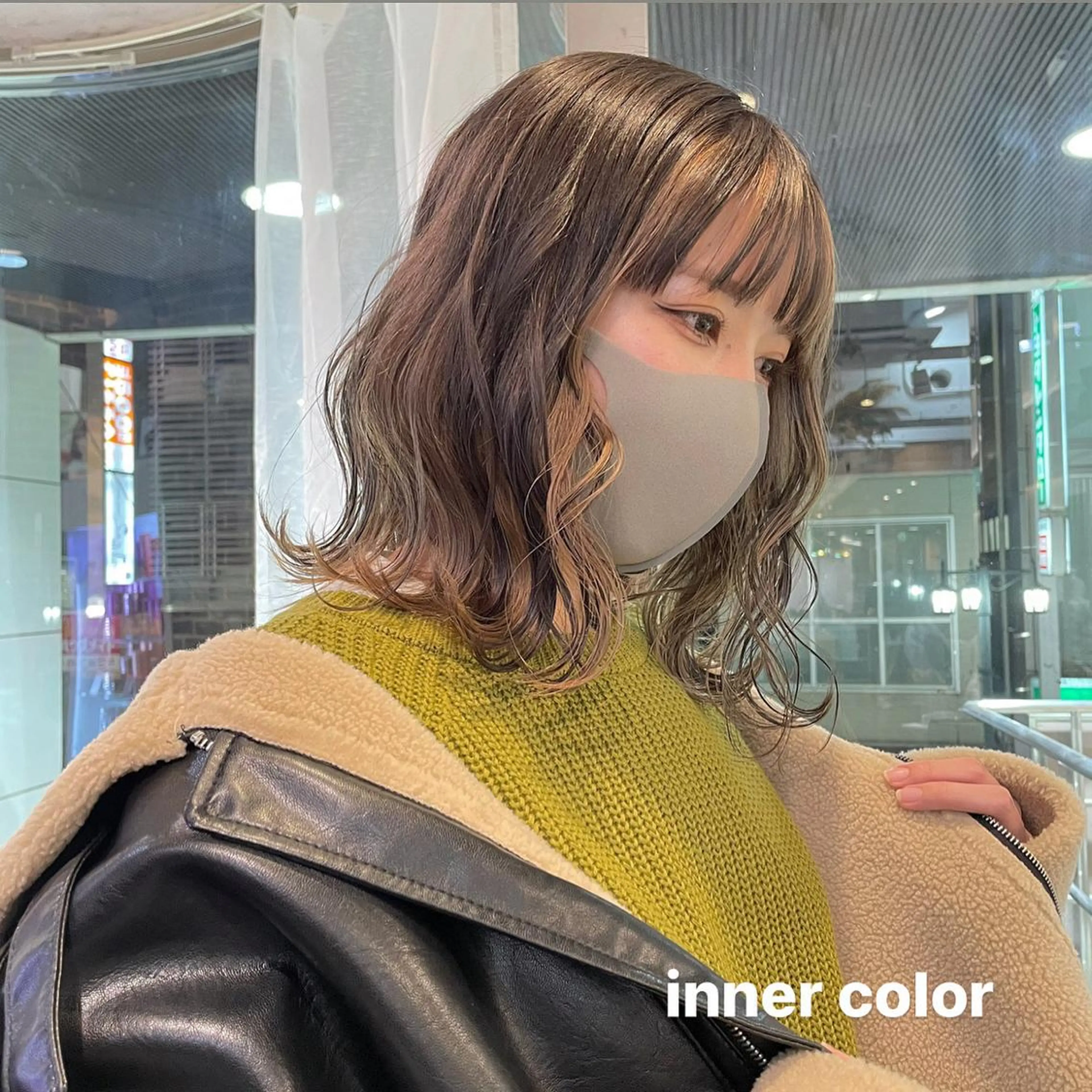 ミディアム カラー ヘアカラー トリートメント 韓国ヘア🦋 MIYUのヘアスタイル