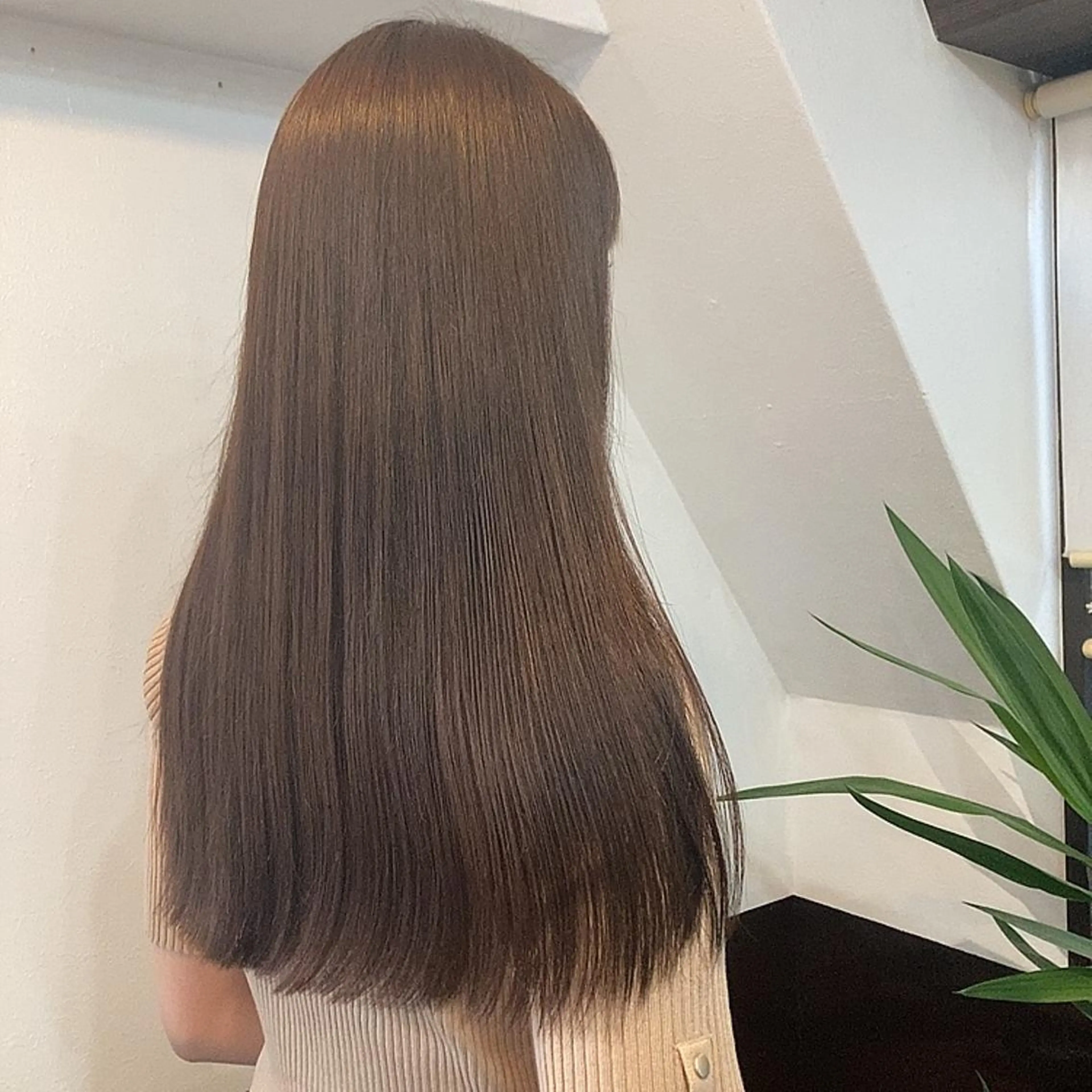 ロング カラー トリートメント カット ヘアカラー トリートメント hair salon mtm所属・🕊mtm🫧梅田/ 定額制/透明感/艶髪のヘアスタイル