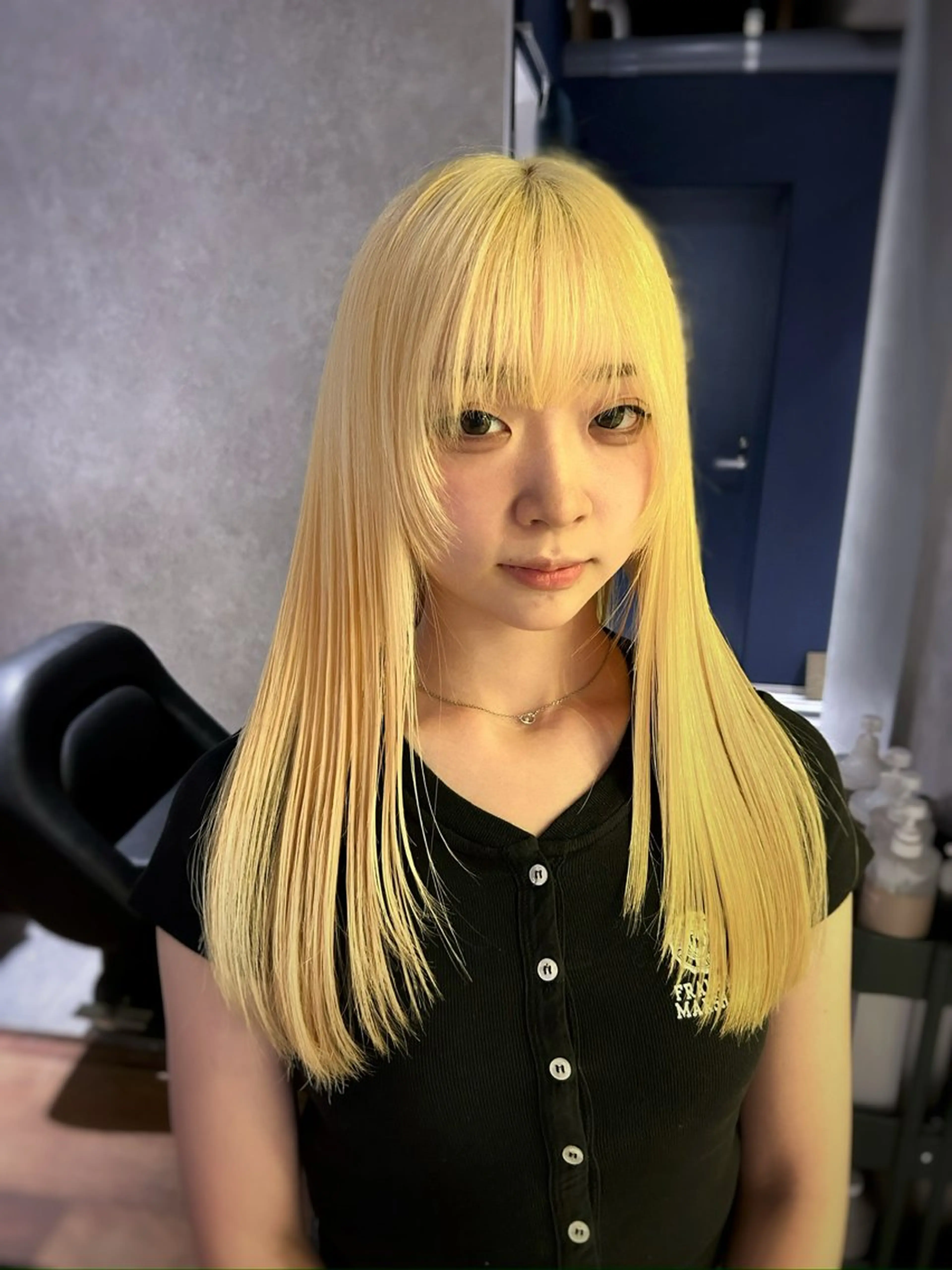 【初めてブリーチする方におすすめ❤️‍🔥】2回ブリーチ+ケアカラー☘️ ミニモ学割　梅田/中崎/ブリーチの写真