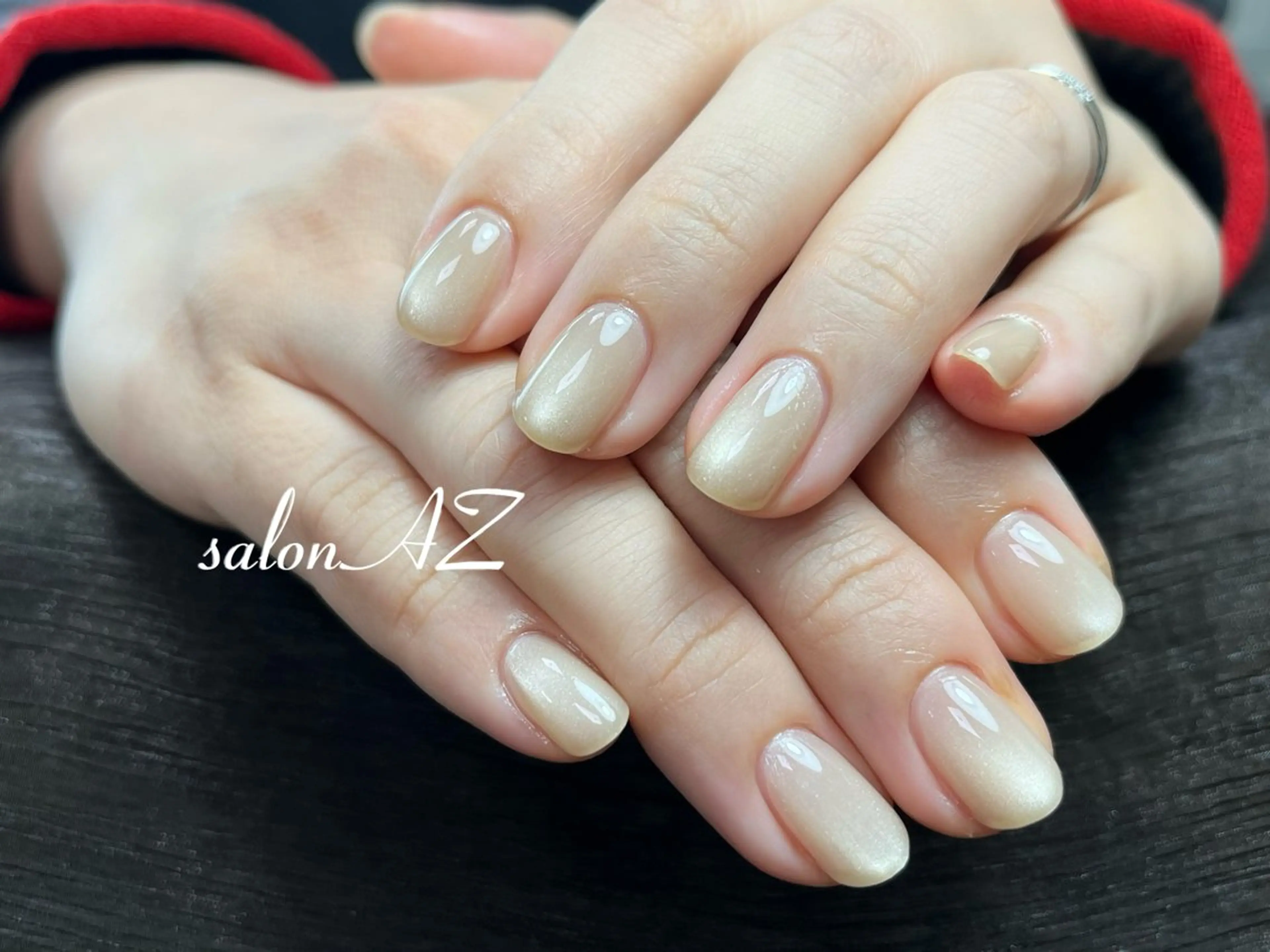 ネイル 長さ出し フットネイル フレンチネイル マグネットネイル ニュアンスネイル ハンドネイル salon AZのネイルデザイン