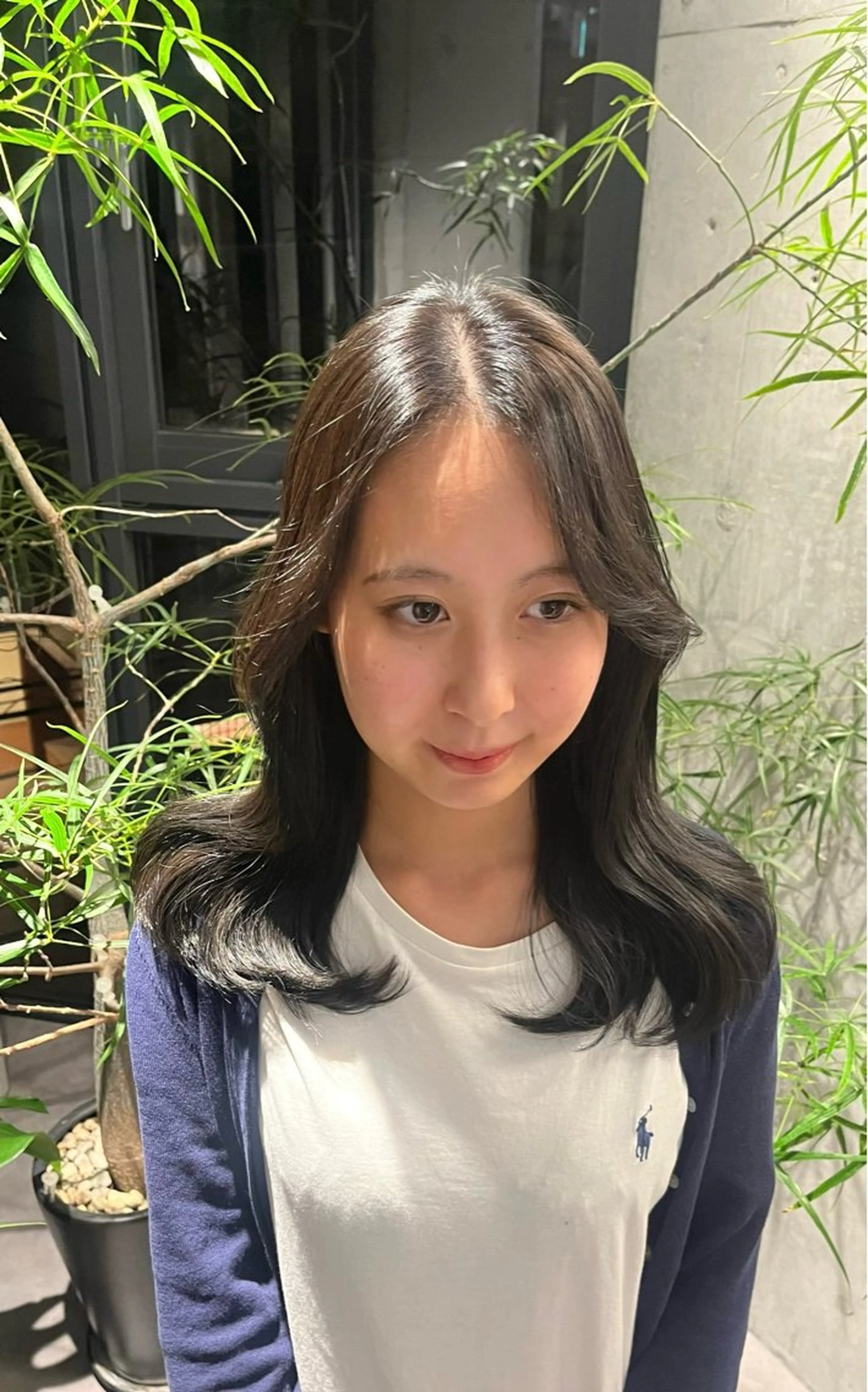 ミディアム カラー レイヤー/ボブカット kanohaのヘアスタイル