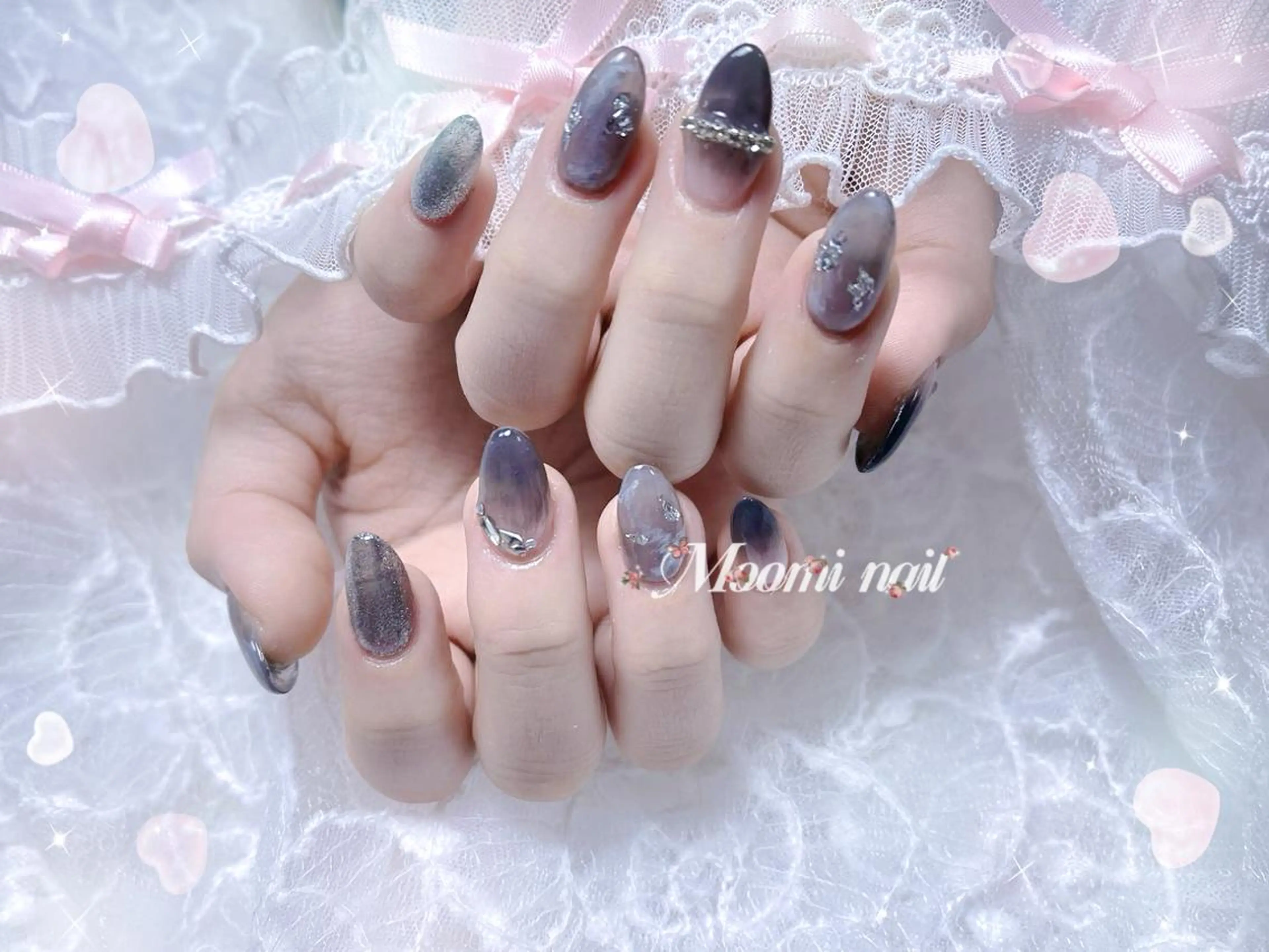 ネイル ハンドネイル moomi nail スカルプ専門のネイルデザイン