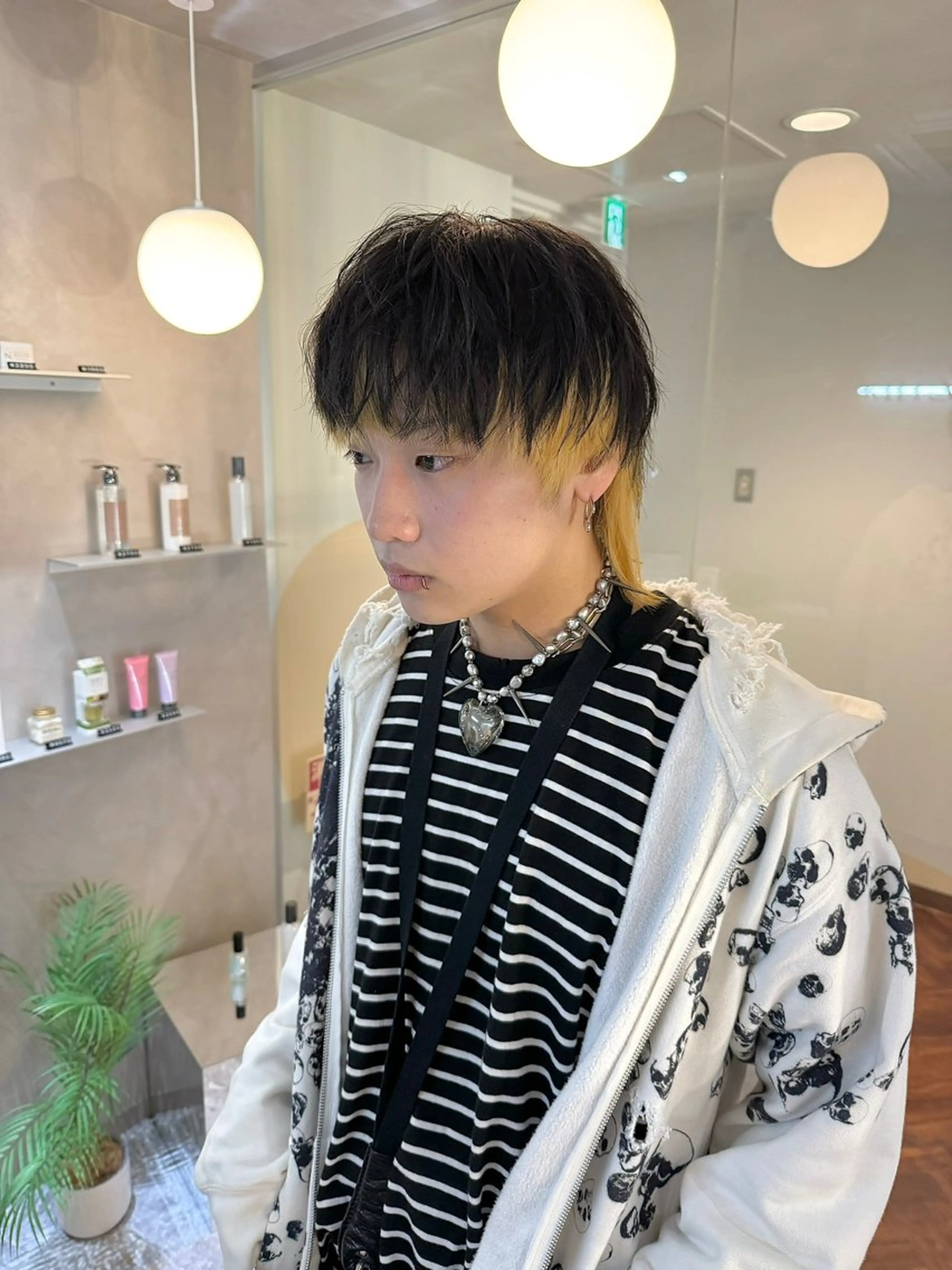 ミディアム メンズ Tink　天神店所属・今村賢治/メンズ/ レイヤー✨艶カラーのヘアスタイル