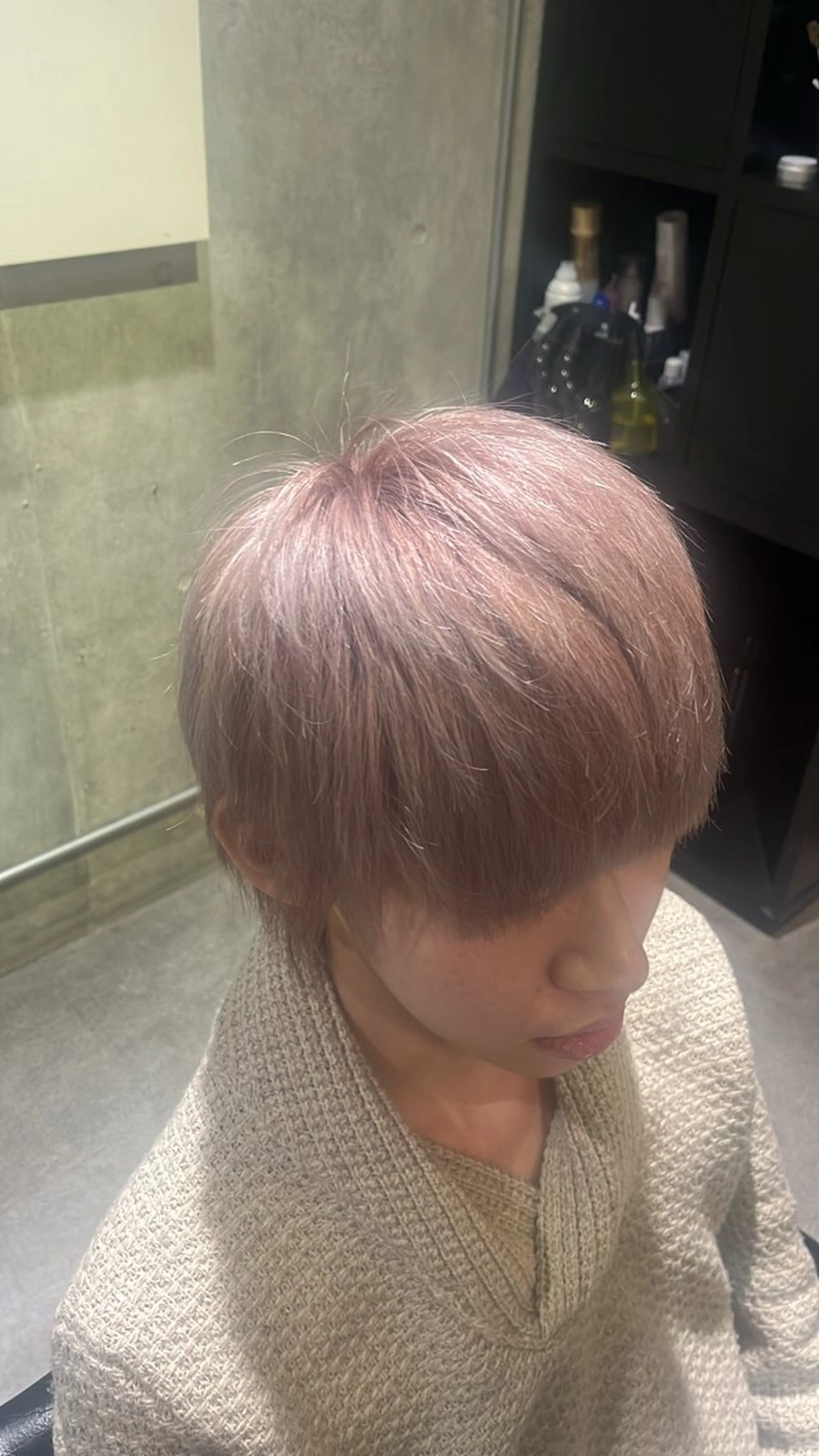 ショート カラー ヘアカラー トリートメント SOZO Hair Make GINZA所属・👑艶髪/ブリーチ/ 縮毛矯正/パーマ👑のヘアスタイル