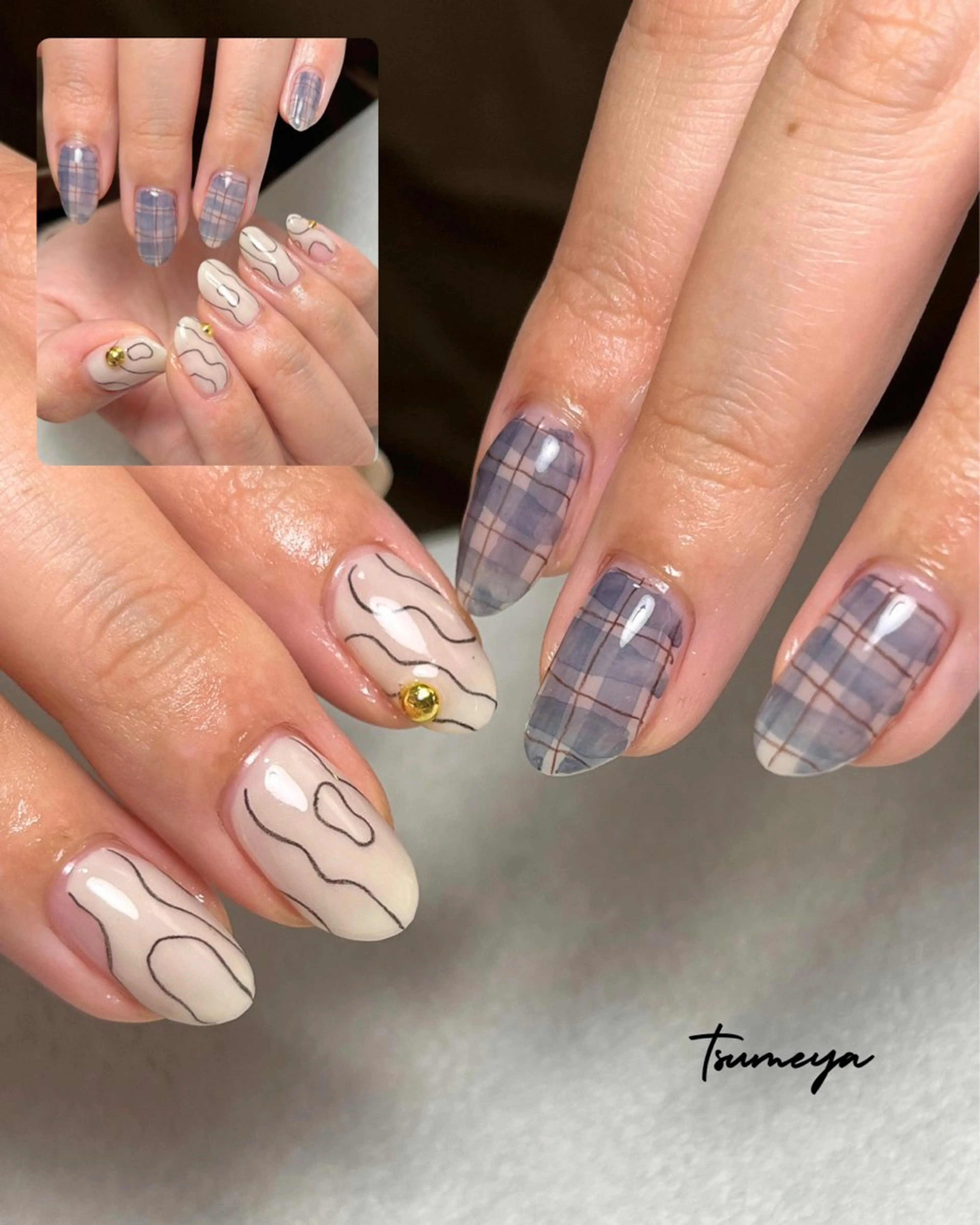 ネイル ハンドネイル tsumeya かわいく長持ちネイルのネイルデザイン