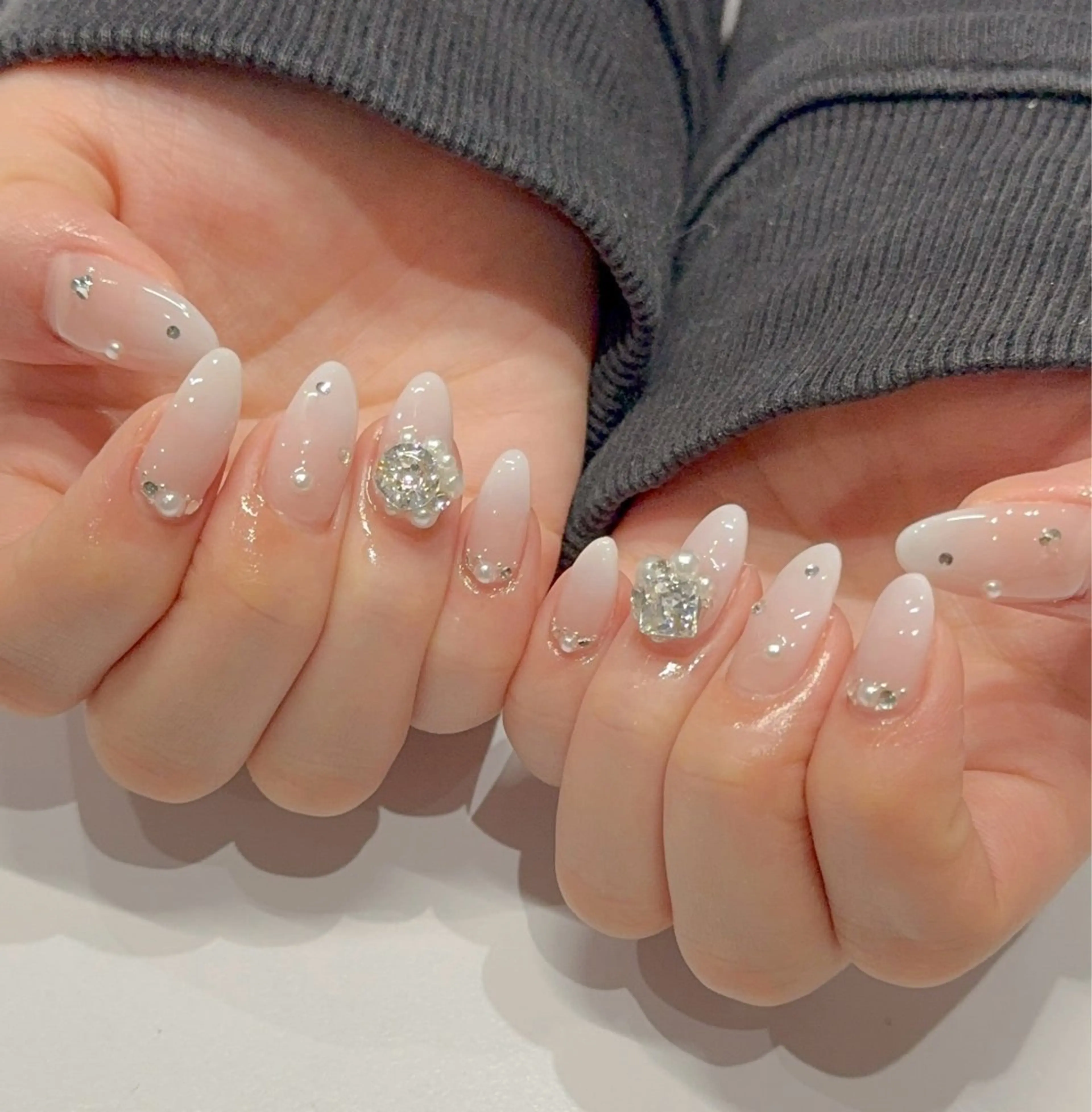ネイル ストーンネイル ハンドネイル RKM nail所属・RKM  nail KUMIのネイルデザイン